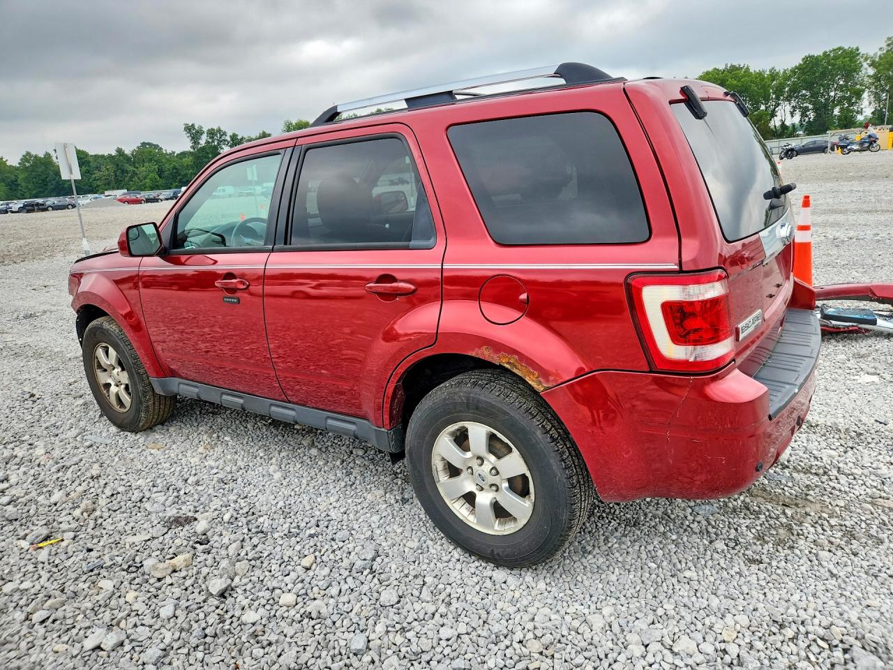 2012 Ford Escape Limited Red vin: 1FMCU0E78CKC28808