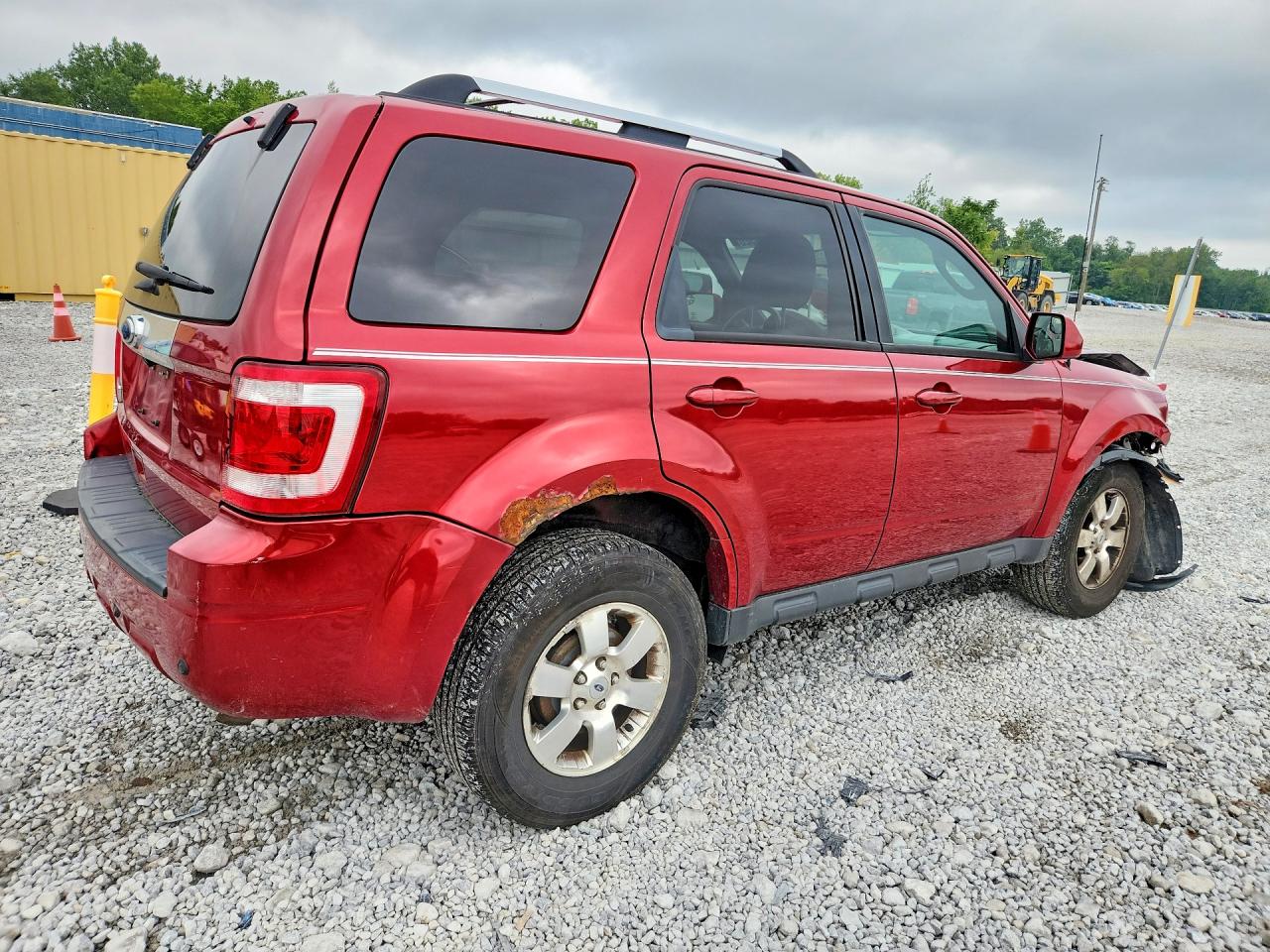 2012 Ford Escape Limited Red vin: 1FMCU0E78CKC28808