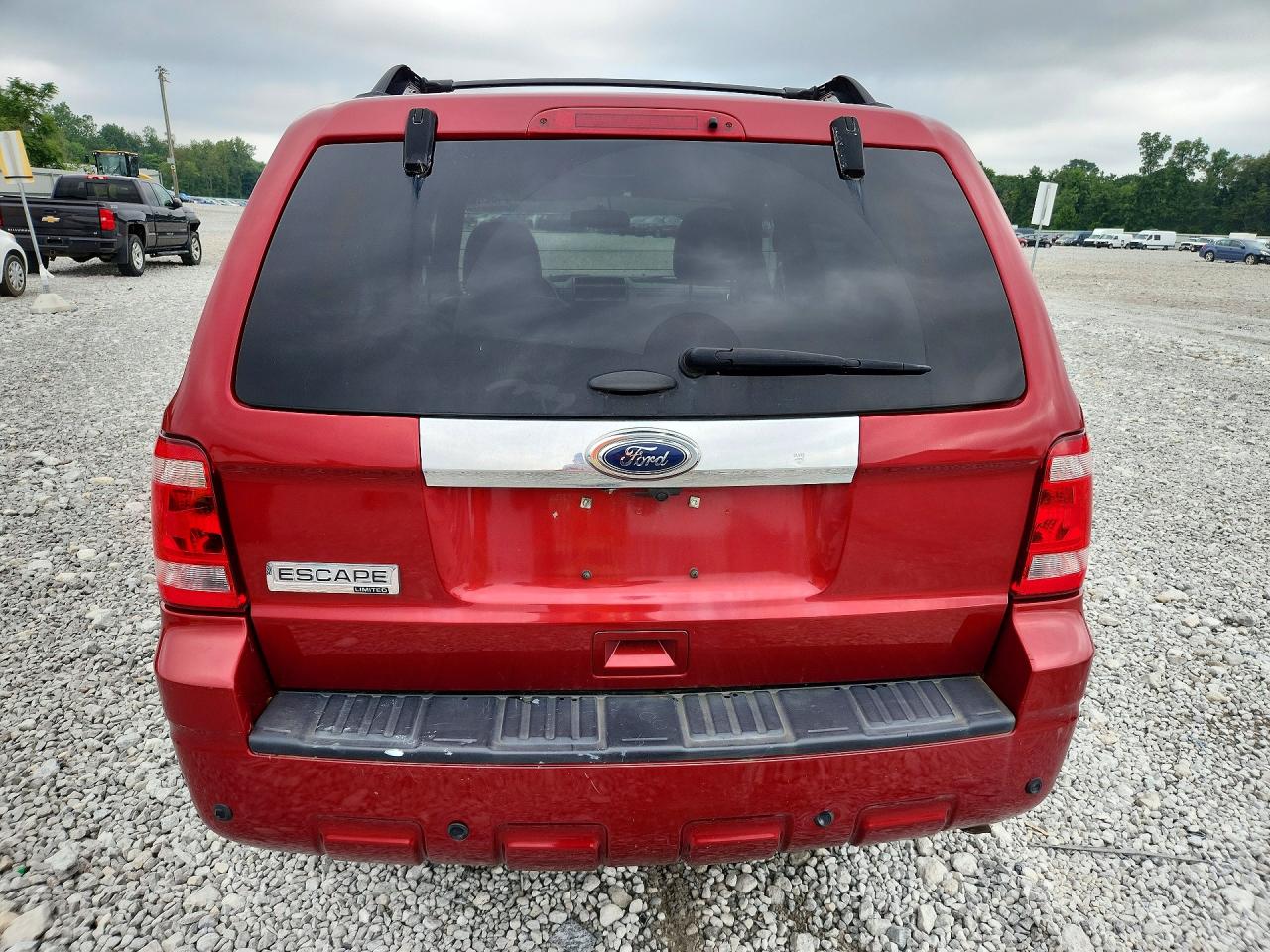 2012 Ford Escape Limited Red vin: 1FMCU0E78CKC28808