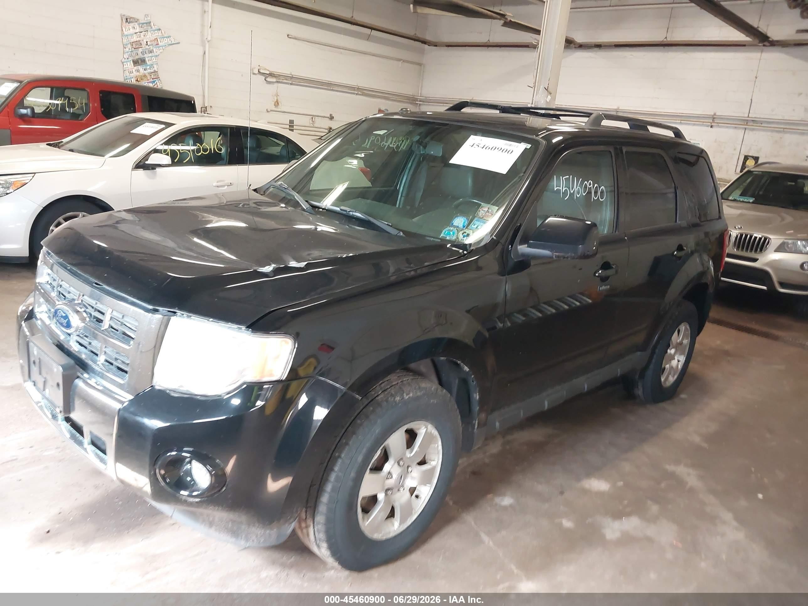 2012 Ford Escape Limited Black vin: 1FMCU0E78CKC84828