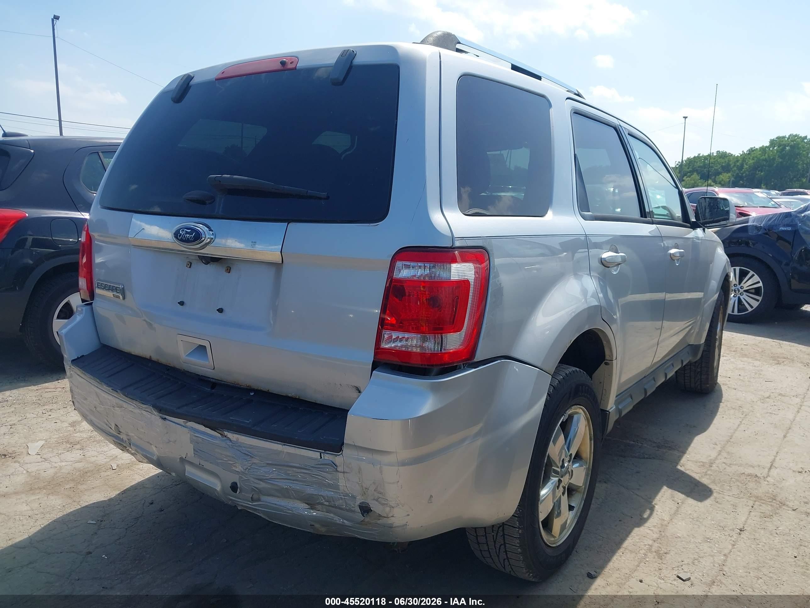 2012 Ford Escape Limited Silver vin: 1FMCU0E79CKB77688