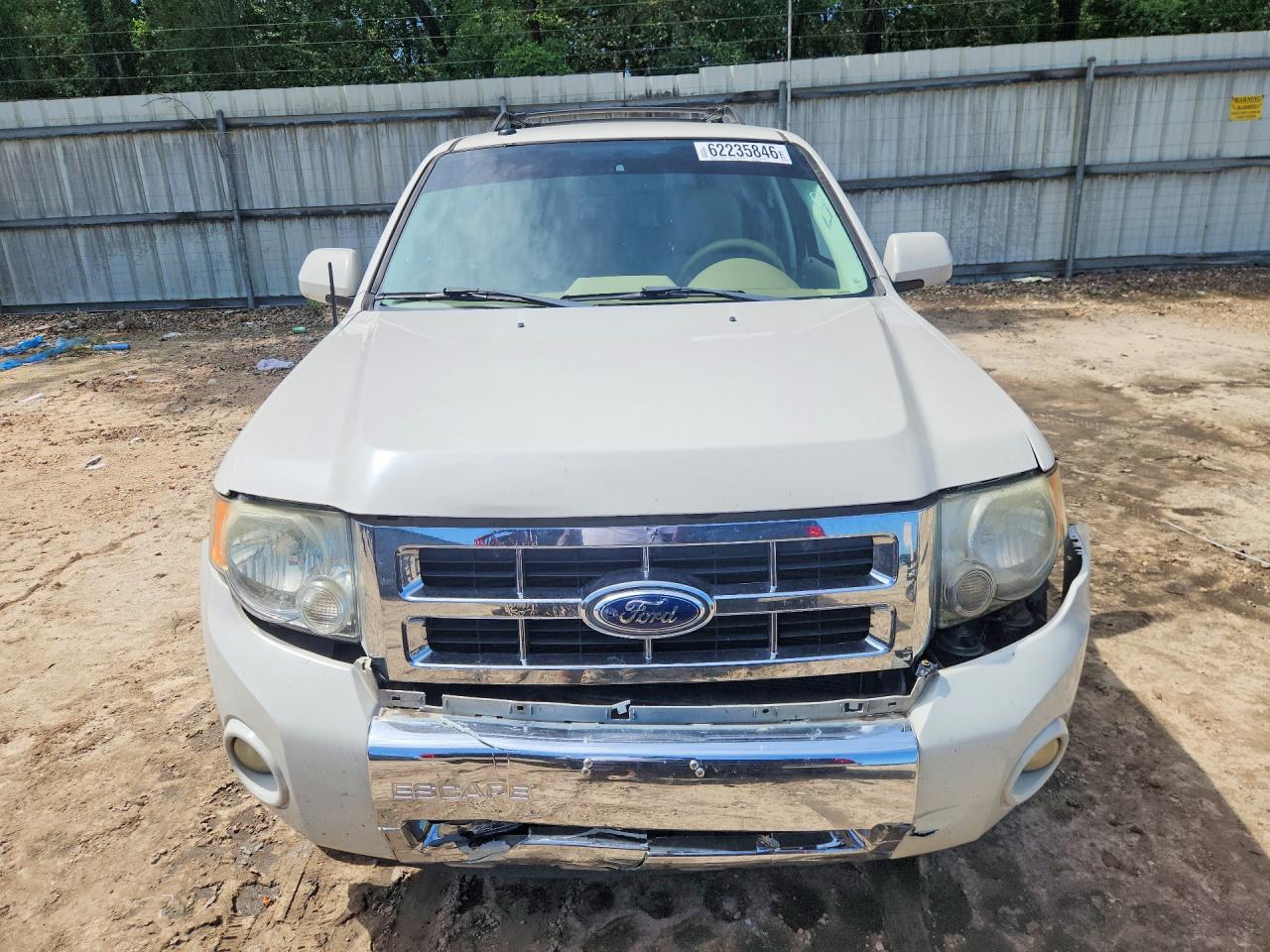 2012 Ford Escape Limited White vin: 1FMCU0E79CKB93633