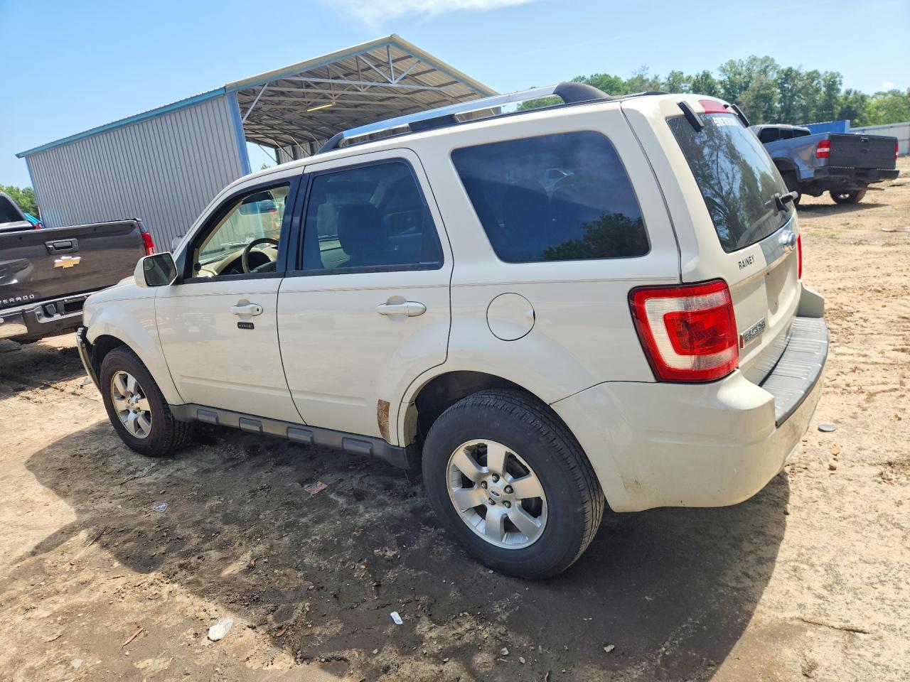 2012 Ford Escape Limited White vin: 1FMCU0E79CKB93633