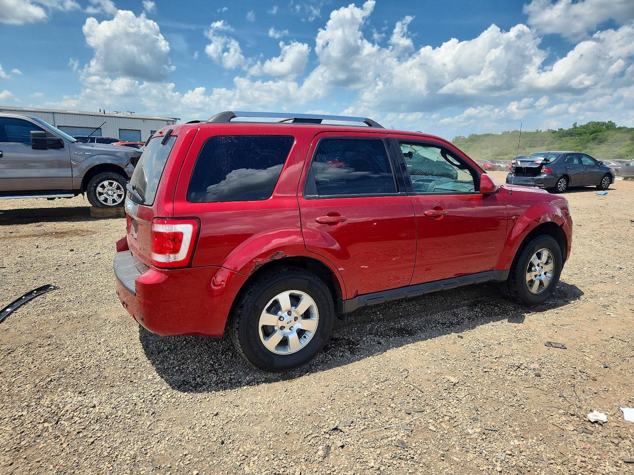 2012 Ford Escape Limited Красный vin: 1FMCU0E79CKC80352