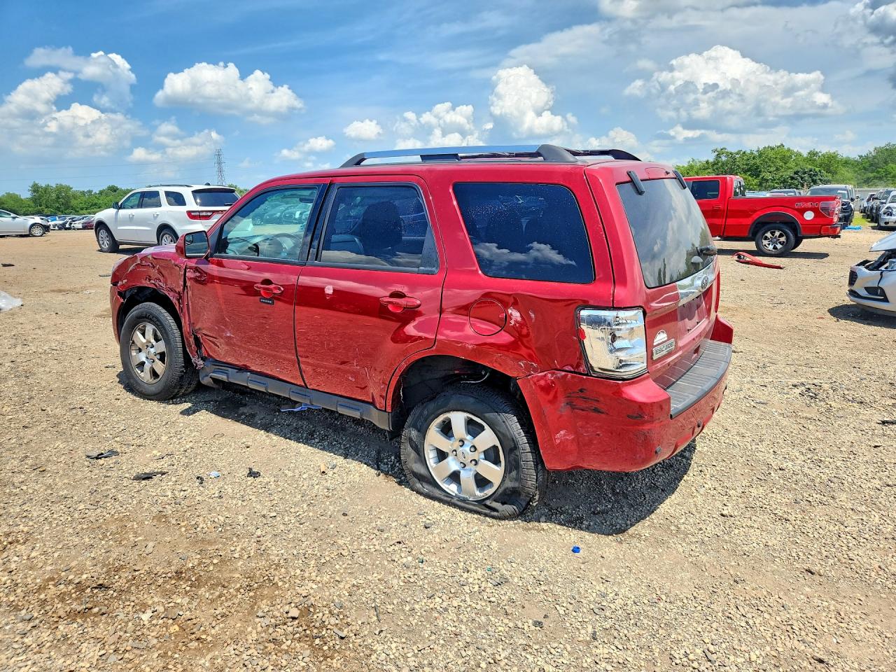 2012 Ford Escape Limited Красный vin: 1FMCU0E79CKC80352