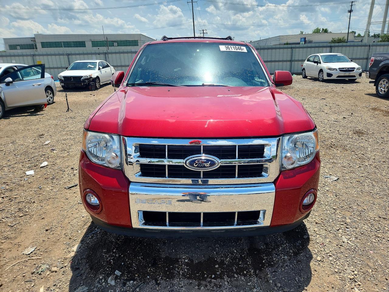 2012 Ford Escape Limited Красный vin: 1FMCU0E79CKC80352