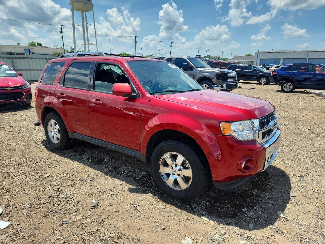 2012 Ford Escape Limited Красный vin: 1FMCU0E79CKC80352