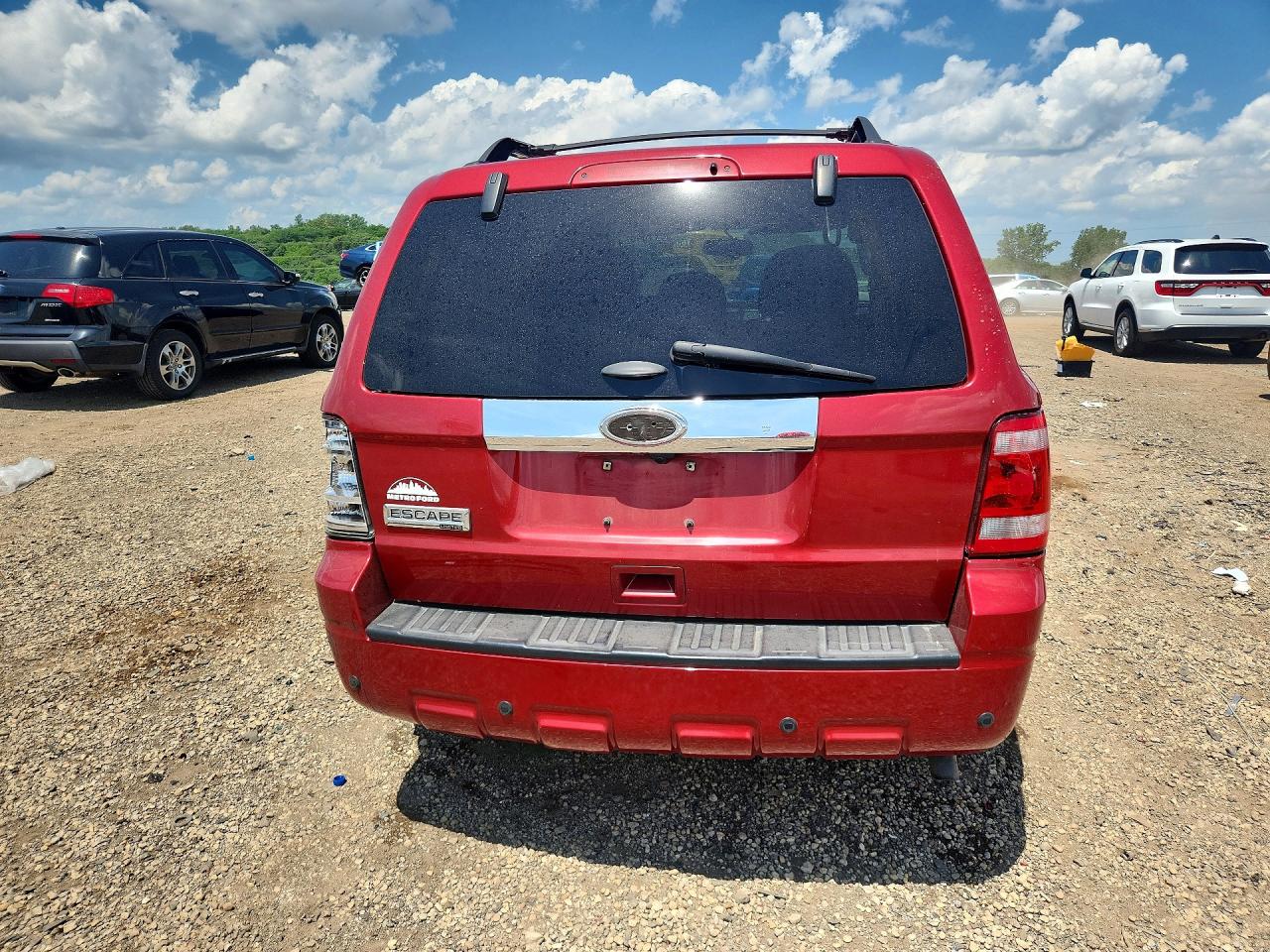 2012 Ford Escape Limited Красный vin: 1FMCU0E79CKC80352