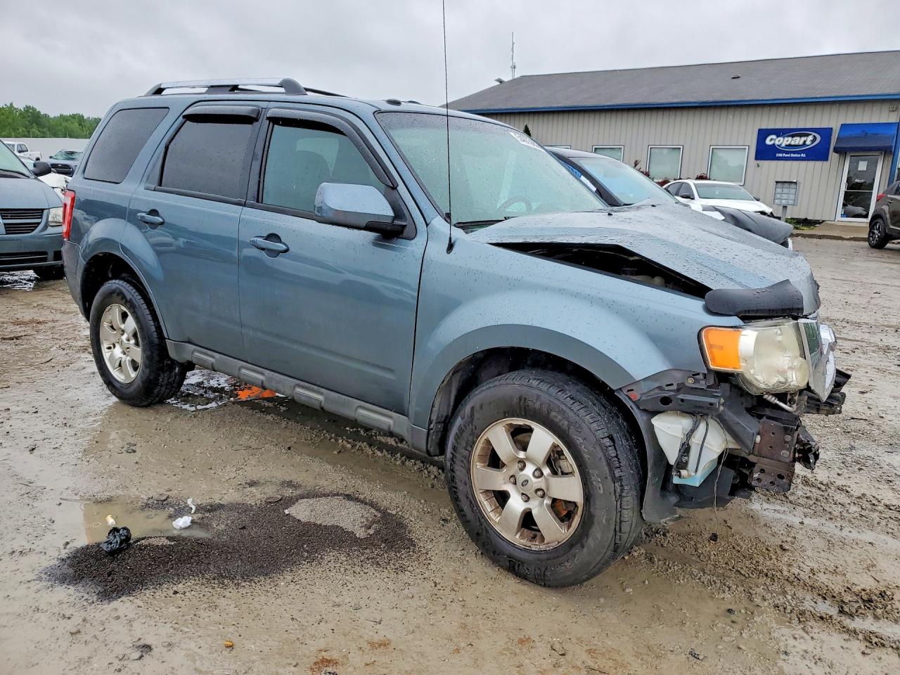 2012 Ford Escape Limited Blue vin: 1FMCU0E79CKC80447
