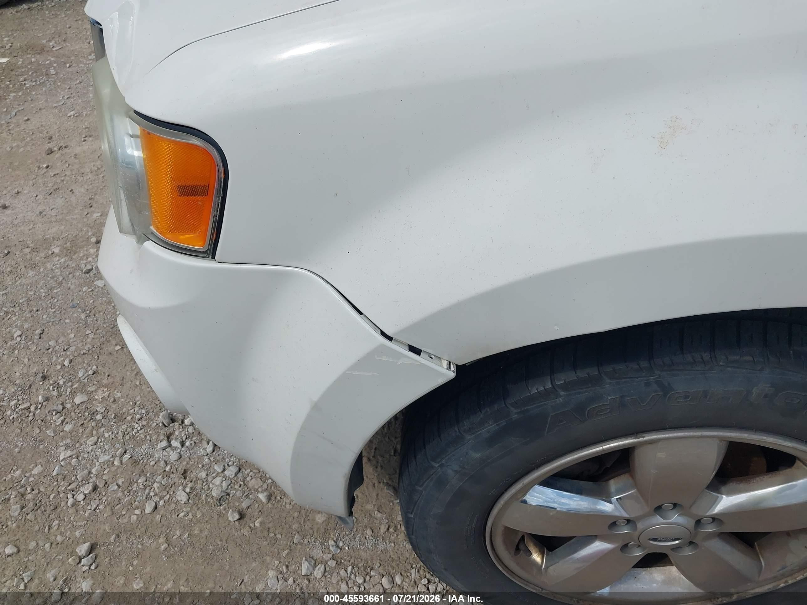 2012 Ford Escape Limited White vin: 1FMCU0E7XCKA13544