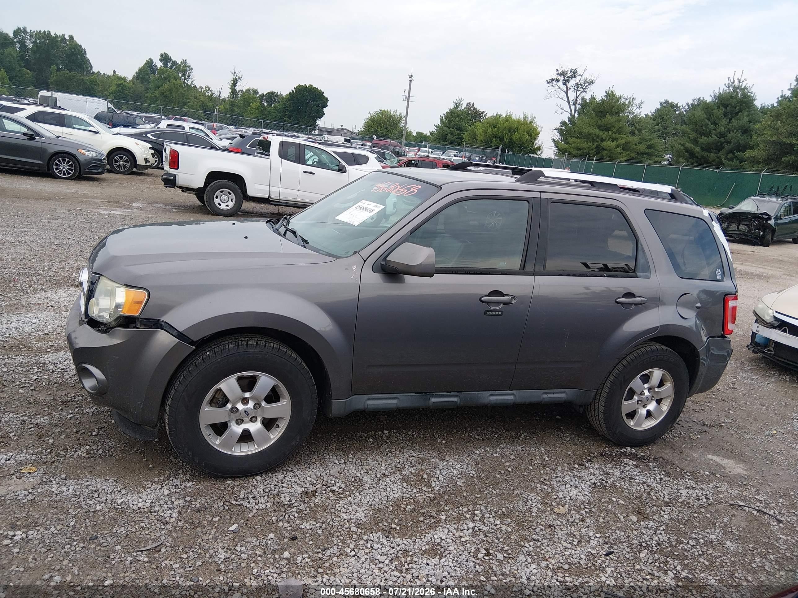 2010 Ford Escape Limited Gray vin: 1FMCU0EG0AKC15211