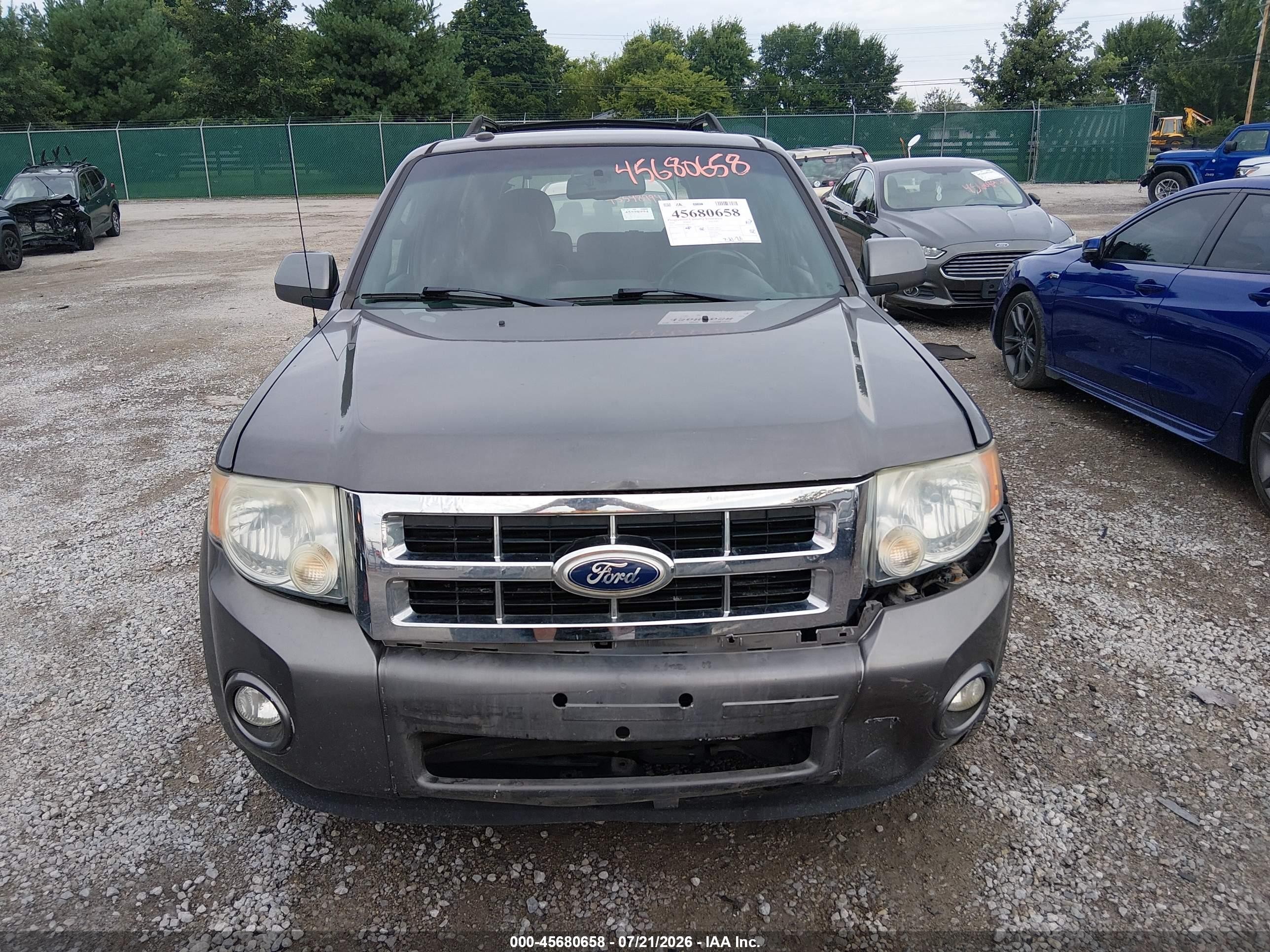 2010 Ford Escape Limited Gray vin: 1FMCU0EG0AKC15211