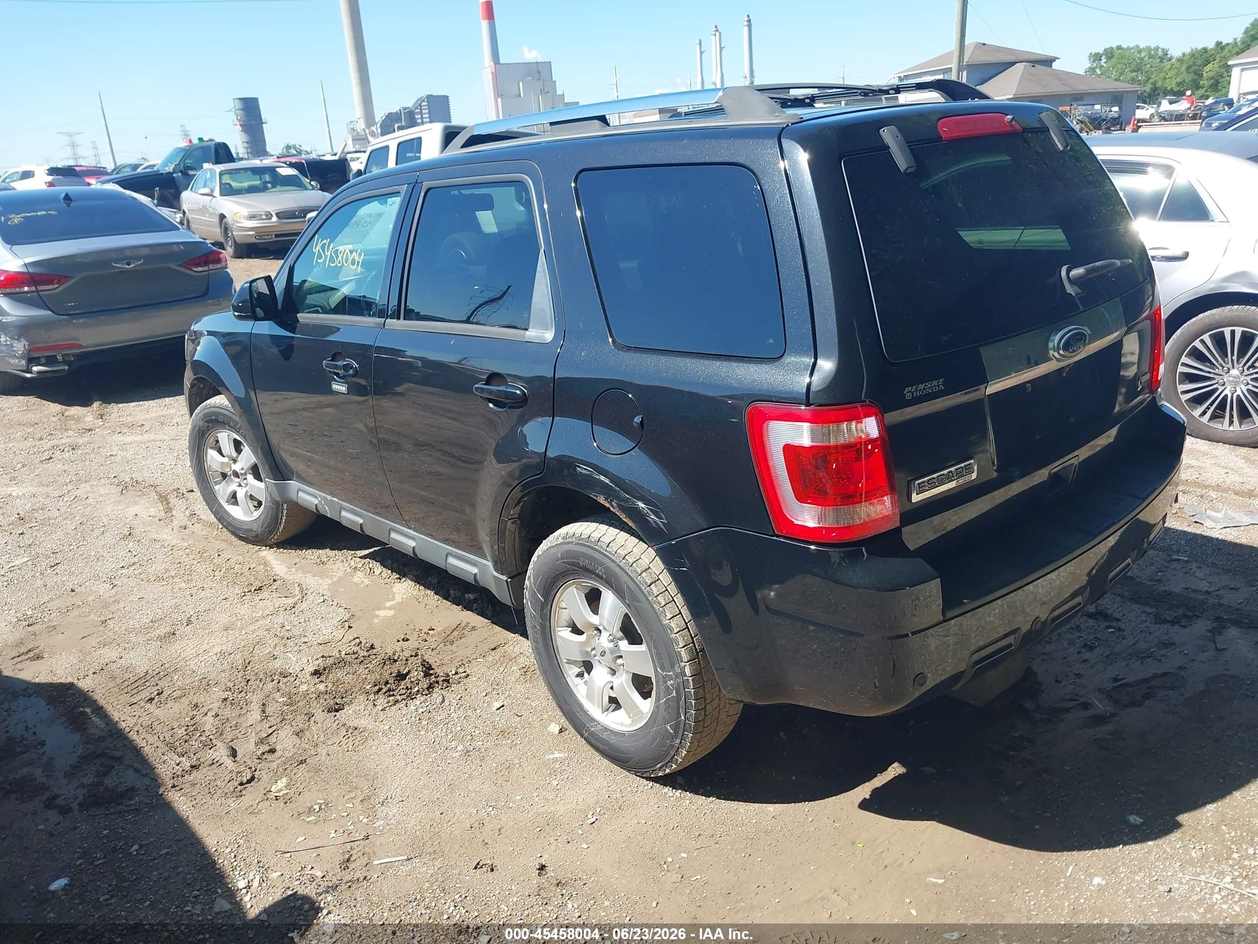 2011 Ford Escape Limited Black vin: 1FMCU0EG0BKA31825