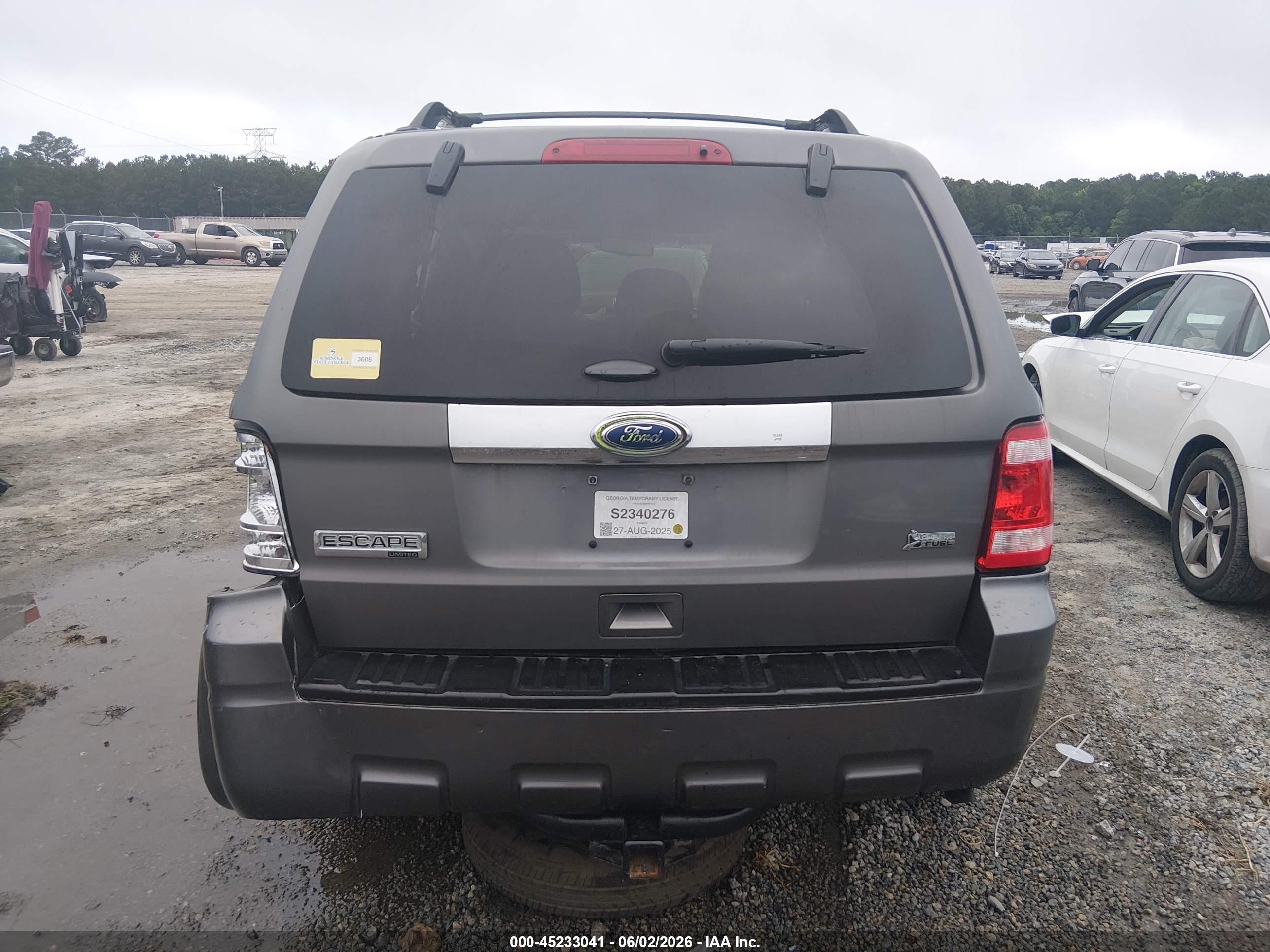 2011 Ford Escape Limited Gray vin: 1FMCU0EG0BKB27227