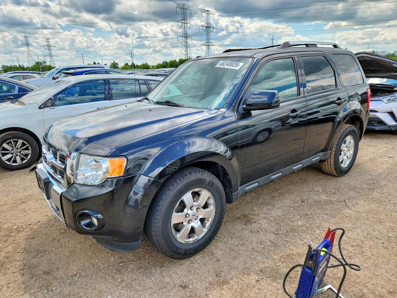 2011 Ford Escape Limited Black vin: 1FMCU0EG0BKB45579