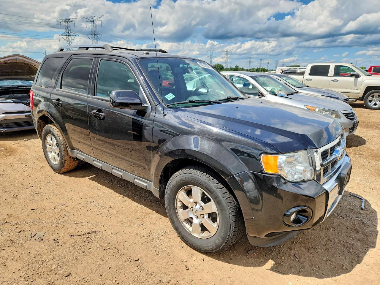 2011 Ford Escape Limited Black vin: 1FMCU0EG0BKB45579