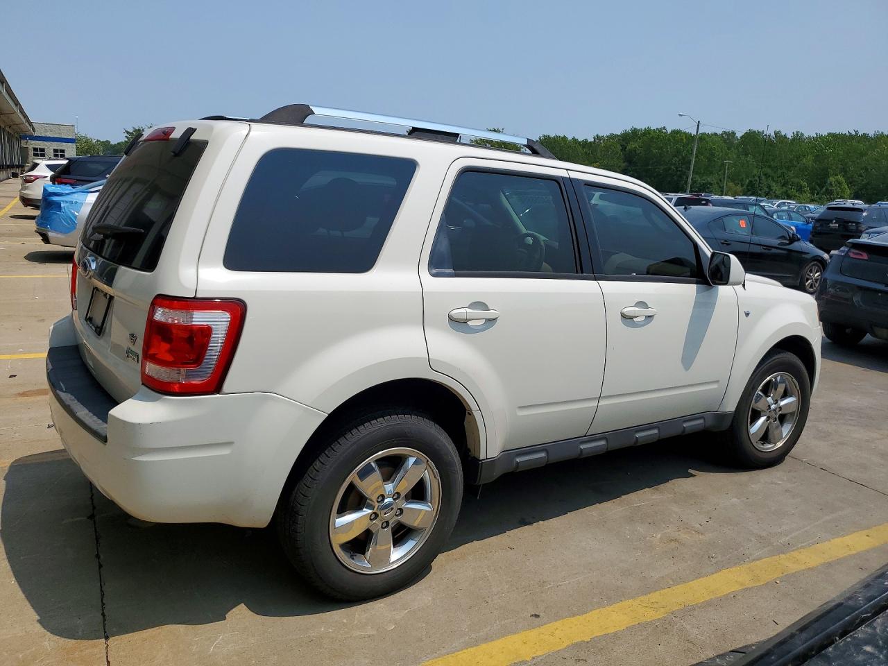 2011 Ford Escape Limited White vin: 1FMCU0EG0BKB83197