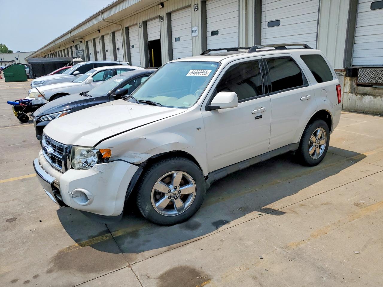 2011 Ford Escape Limited White vin: 1FMCU0EG0BKB83197