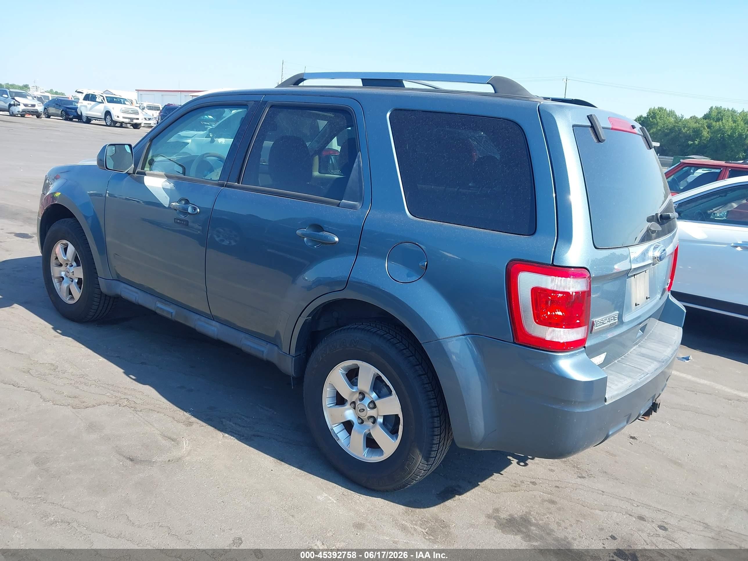2012 Ford Escape Limited Blue vin: 1FMCU0EG0CKA71369