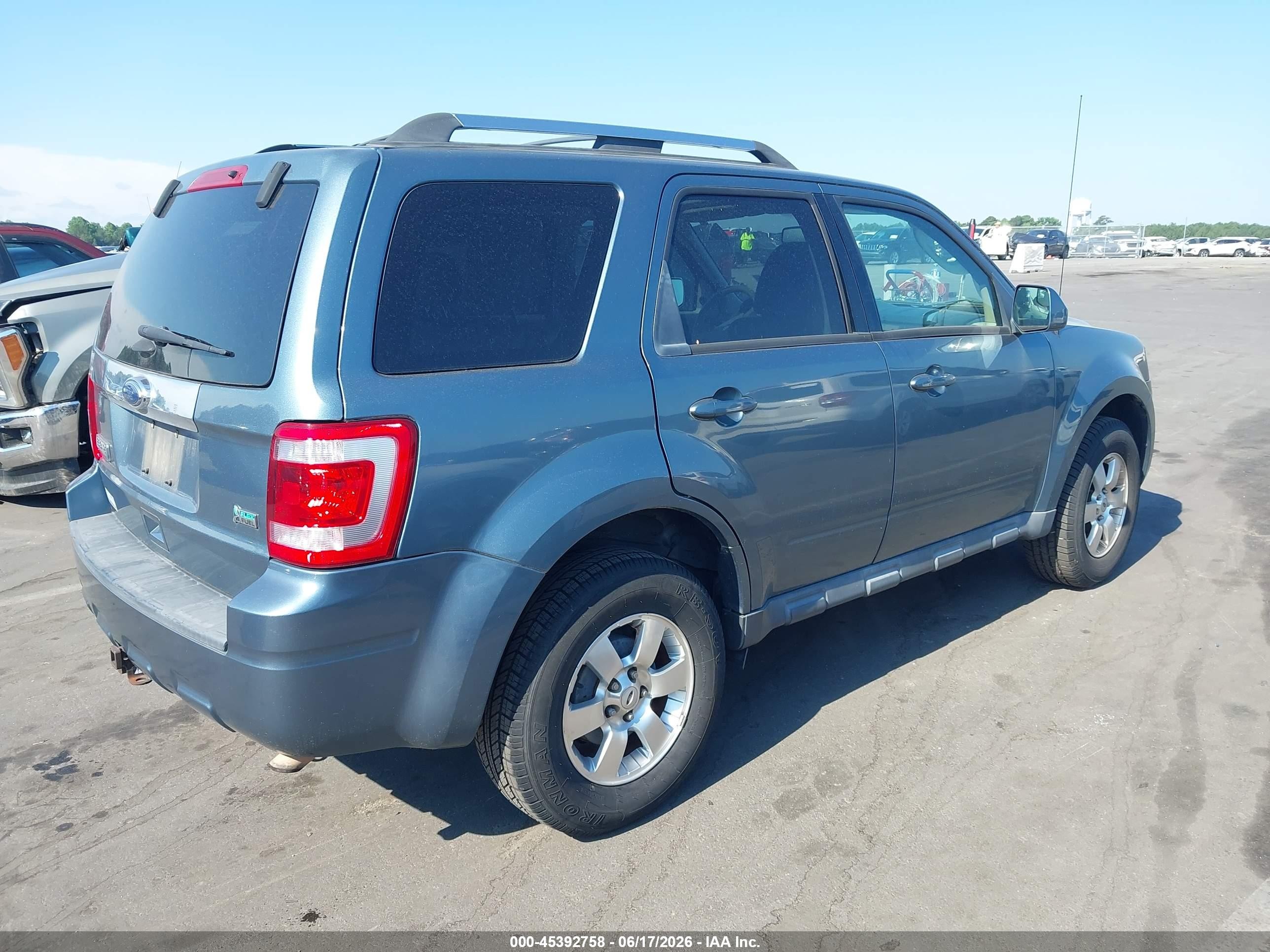 2012 Ford Escape Limited Blue vin: 1FMCU0EG0CKA71369
