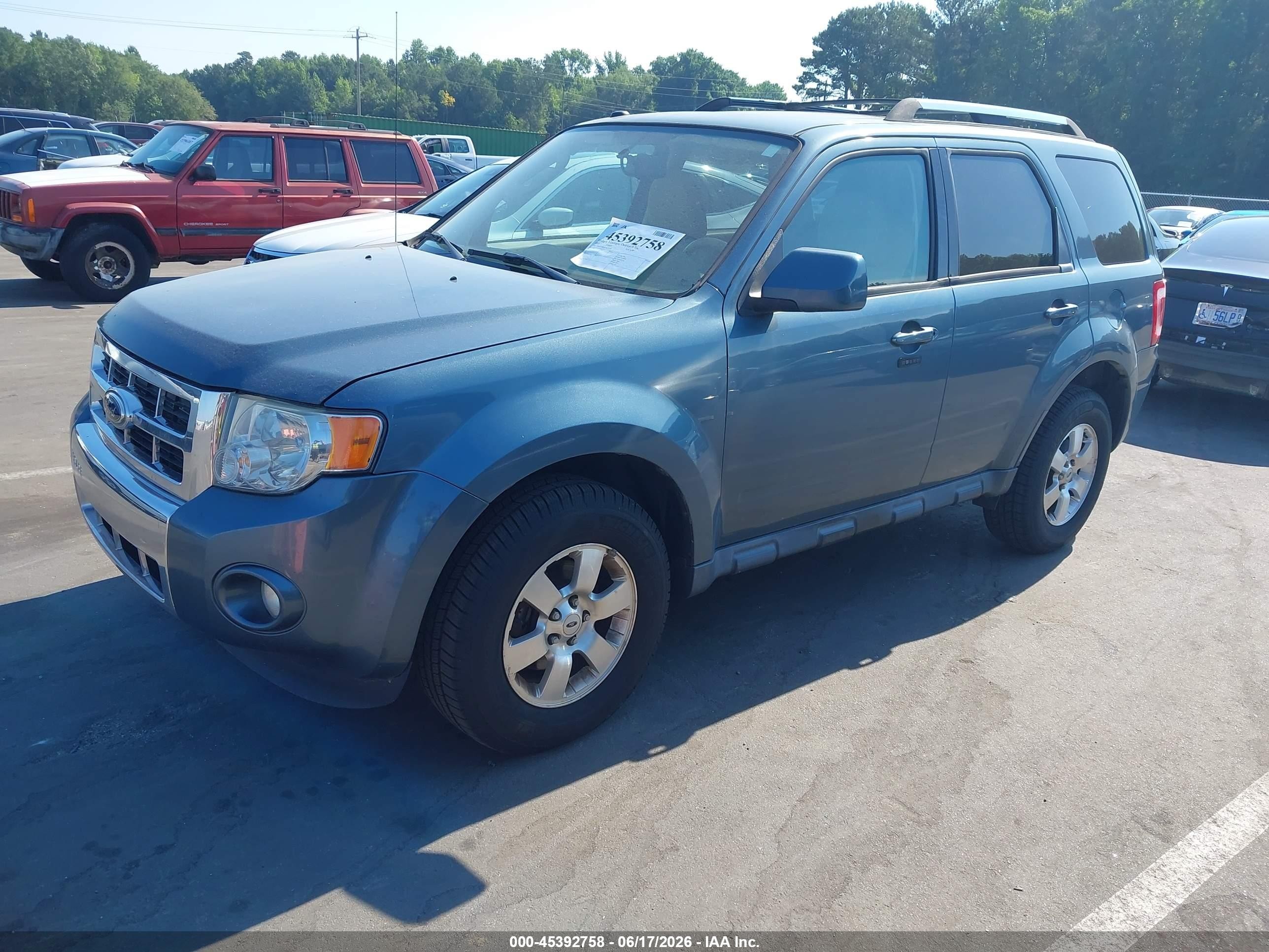 2012 Ford Escape Limited Blue vin: 1FMCU0EG0CKA71369