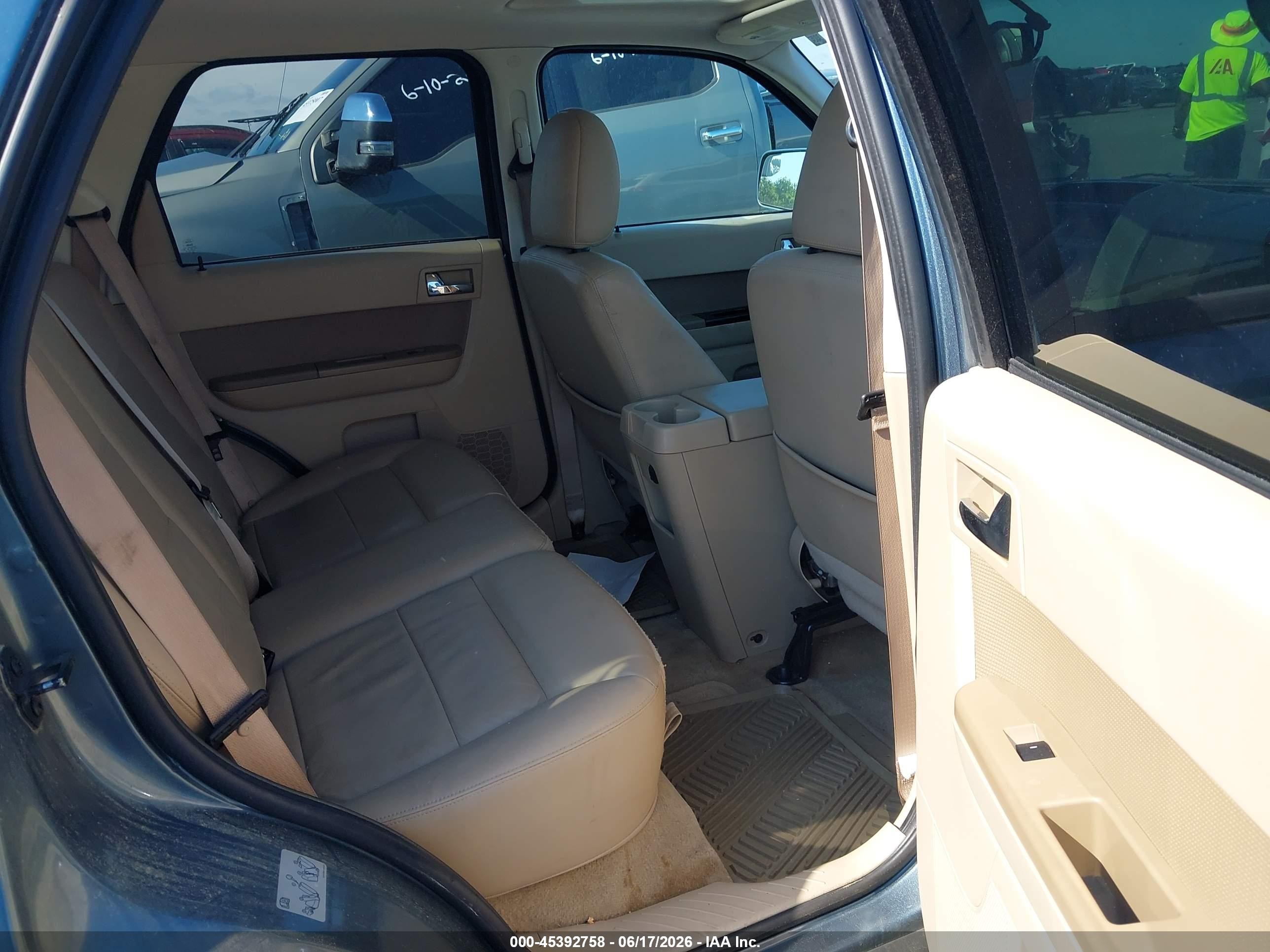 2012 Ford Escape Limited Blue vin: 1FMCU0EG0CKA71369
