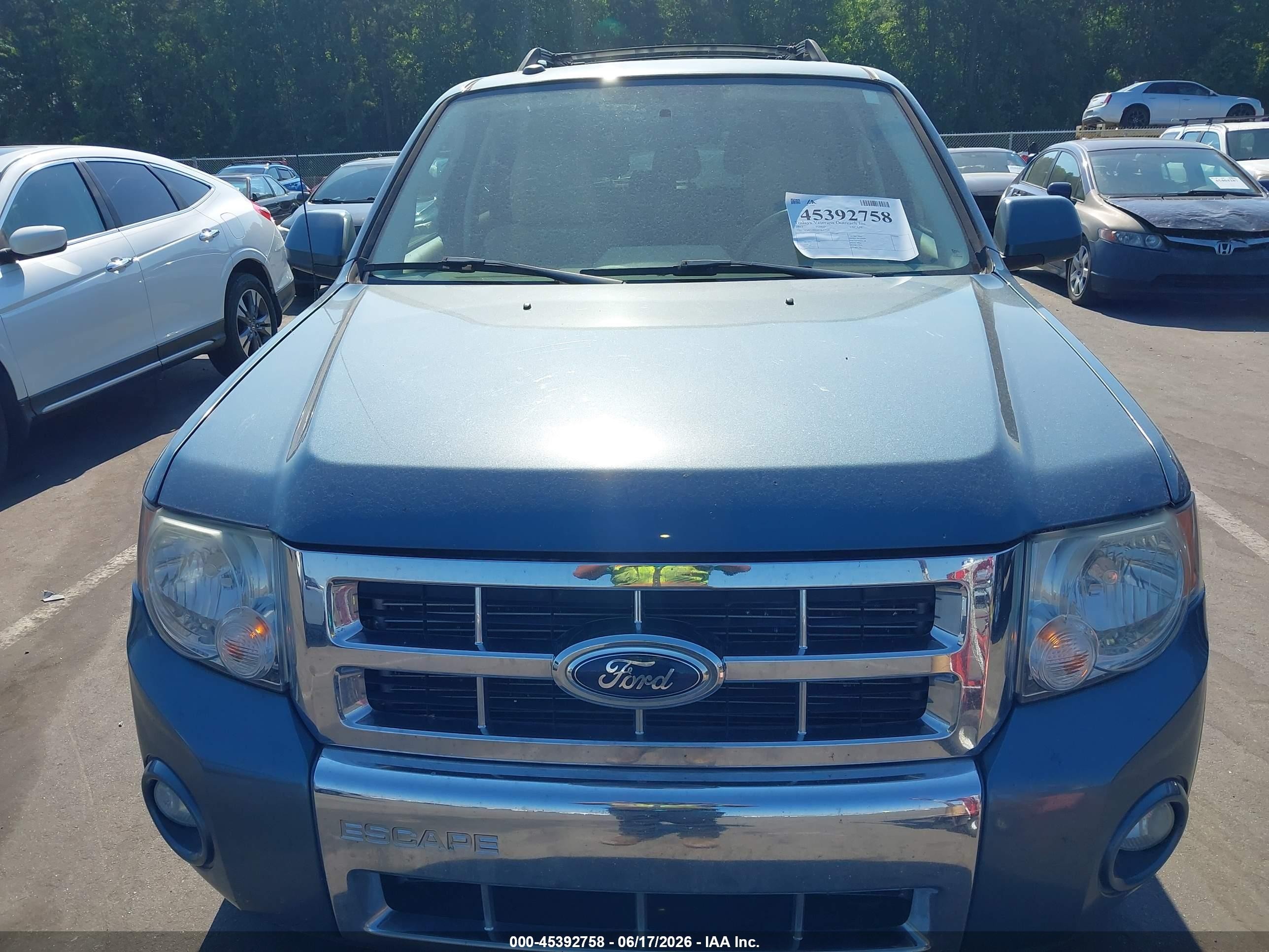 2012 Ford Escape Limited Blue vin: 1FMCU0EG0CKA71369
