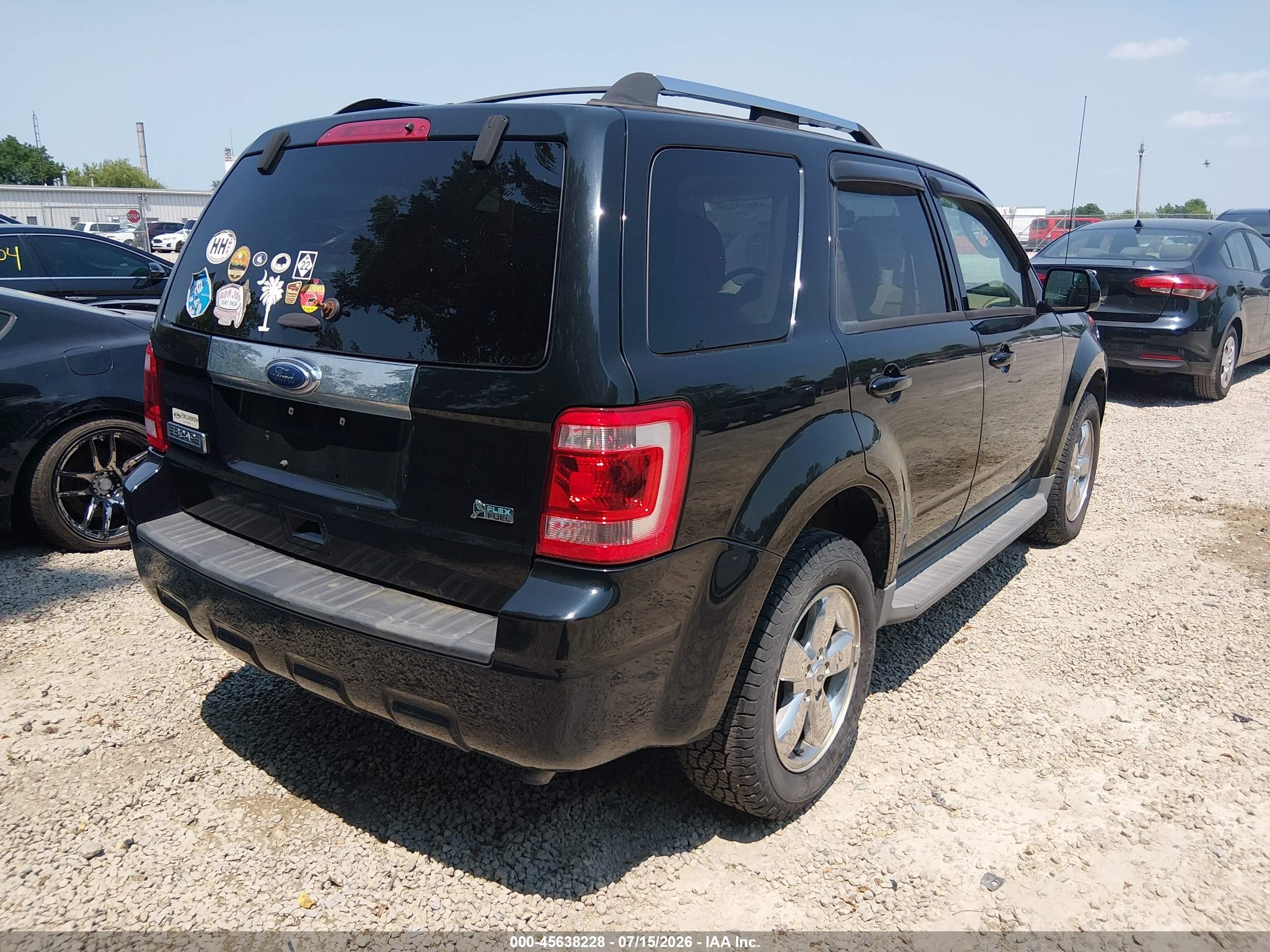 2012 Ford Escape Limited Black vin: 1FMCU0EG0CKB62044