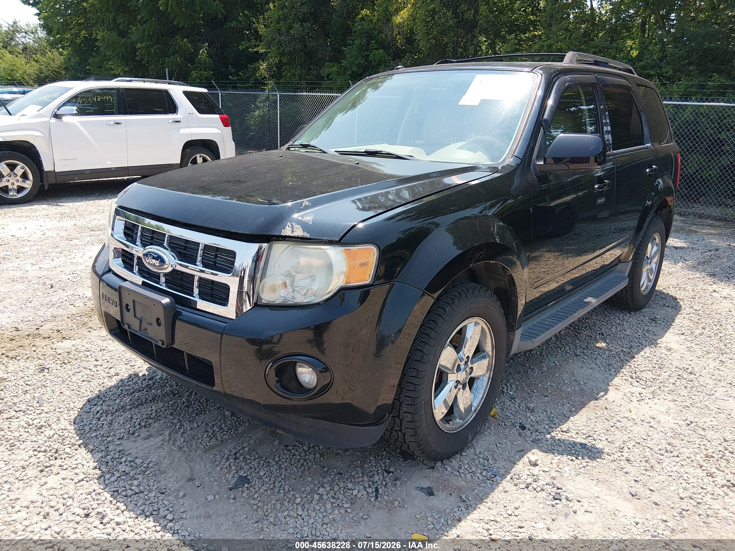 2012 Ford Escape Limited Black vin: 1FMCU0EG0CKB62044