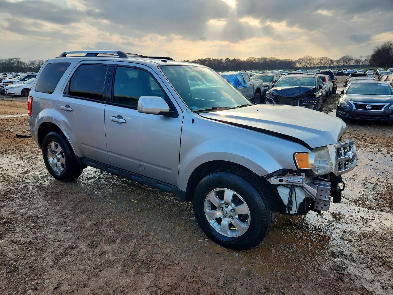 2012 Ford Escape Limited Silver vin: 1FMCU0EG0CKB75120