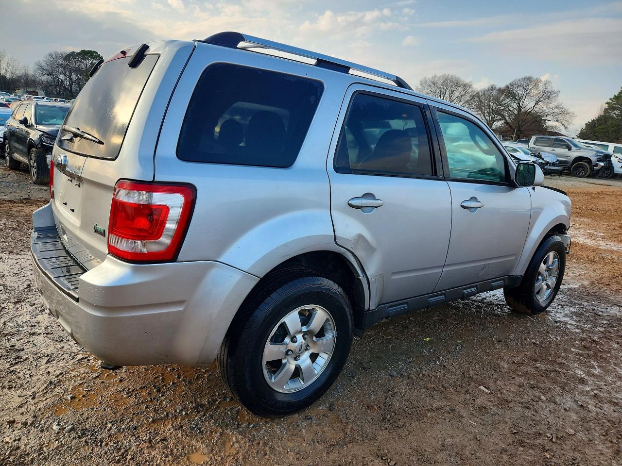 2012 Ford Escape Limited Silver vin: 1FMCU0EG0CKB75120