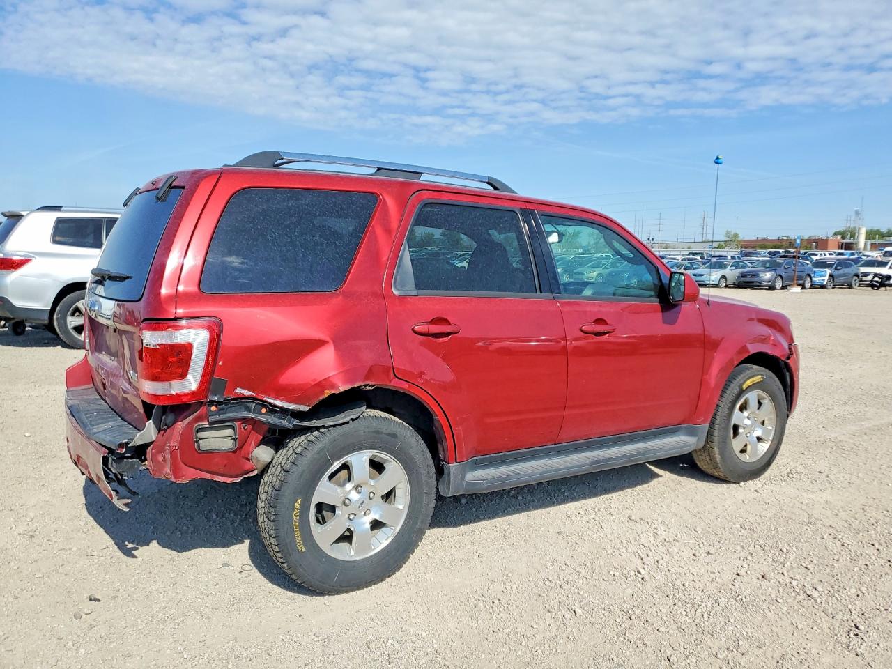 2012 Ford Escape Red vin: 1FMCU0EG0CKC85407