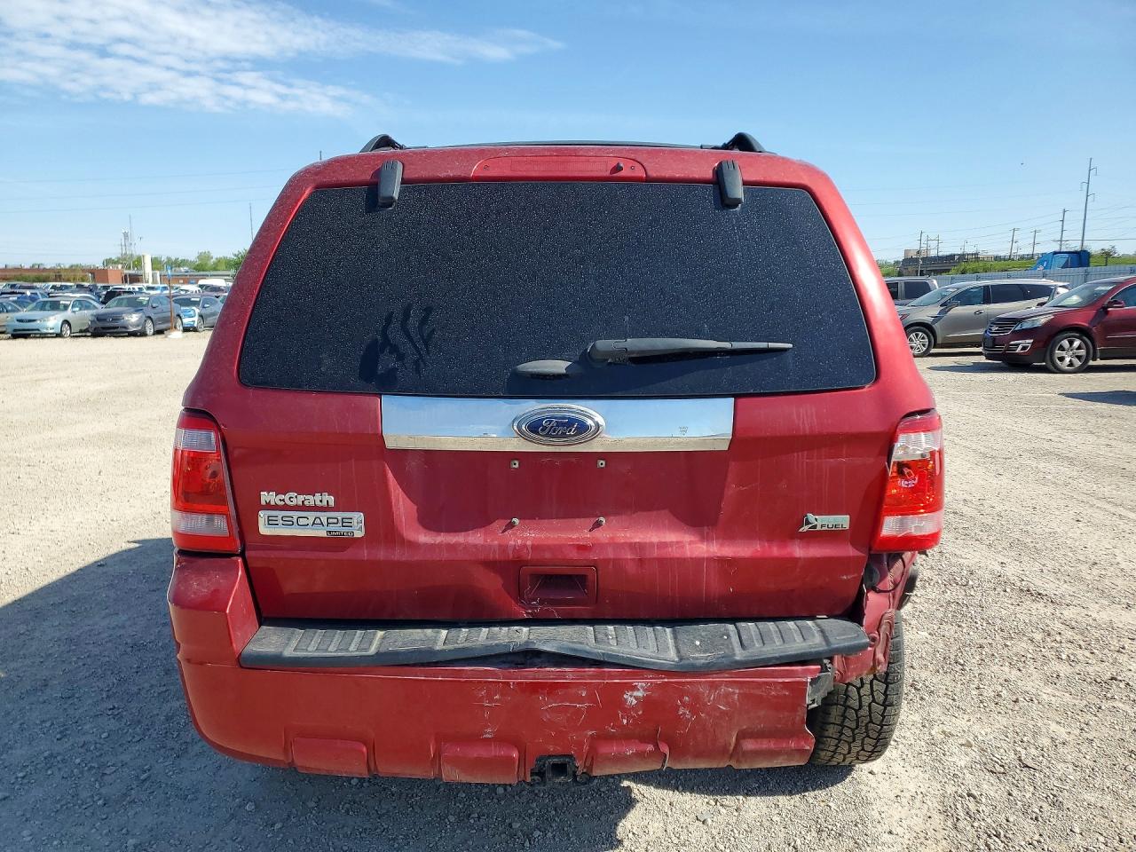 2012 Ford Escape Red vin: 1FMCU0EG0CKC85407