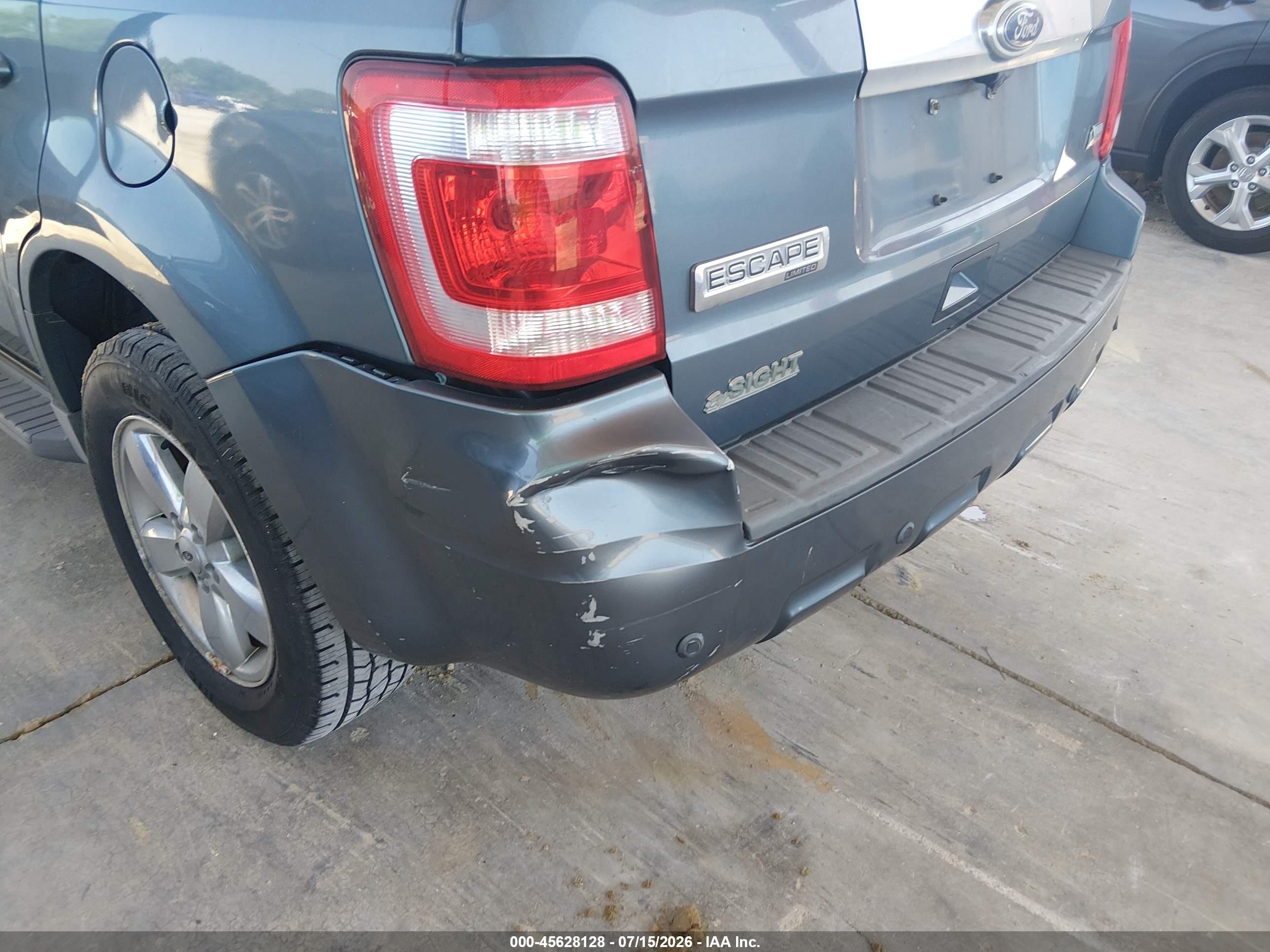 2011 Ford Escape Limited Light Blue vin: 1FMCU0EG1BKA21725