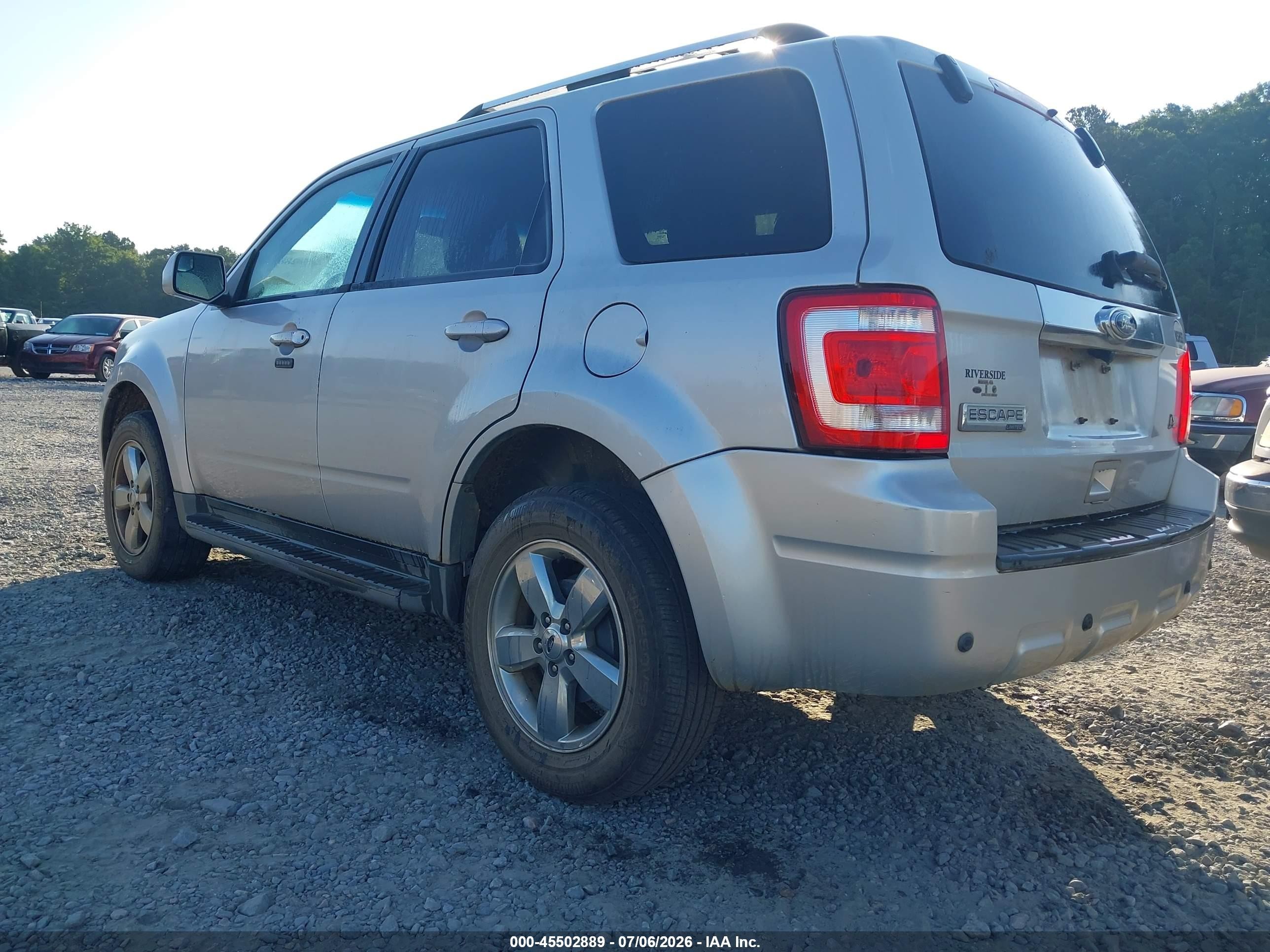 2011 Ford Escape Limited Silver vin: 1FMCU0EG1BKA60430