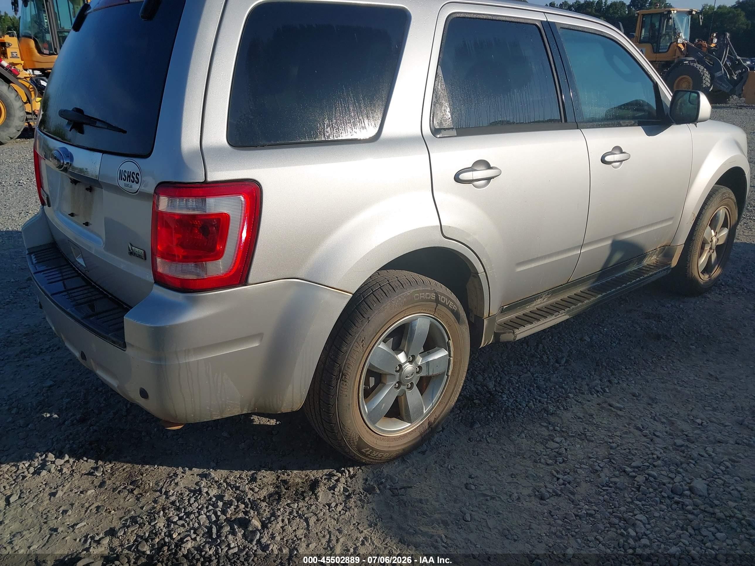 2011 Ford Escape Limited Silver vin: 1FMCU0EG1BKA60430