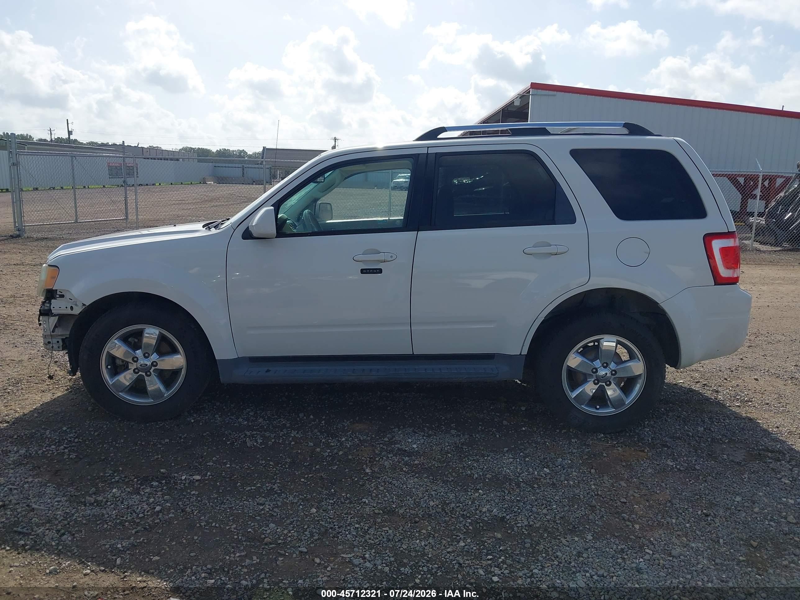 2011 Ford Escape Limited White vin: 1FMCU0EG1BKA85957