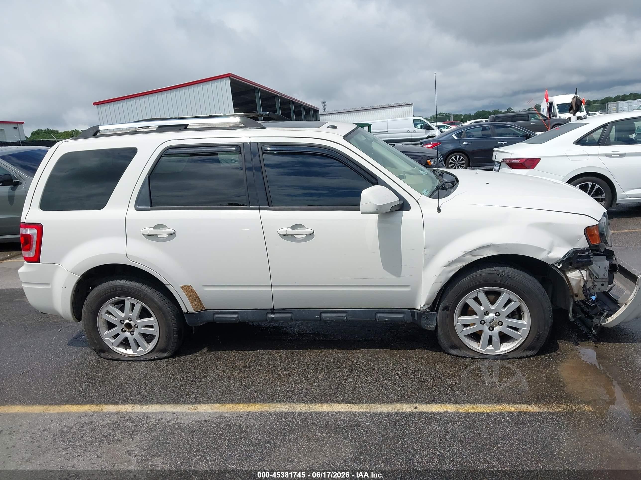 2011 Ford Escape Limited Белый vin: 1FMCU0EG1BKC28129