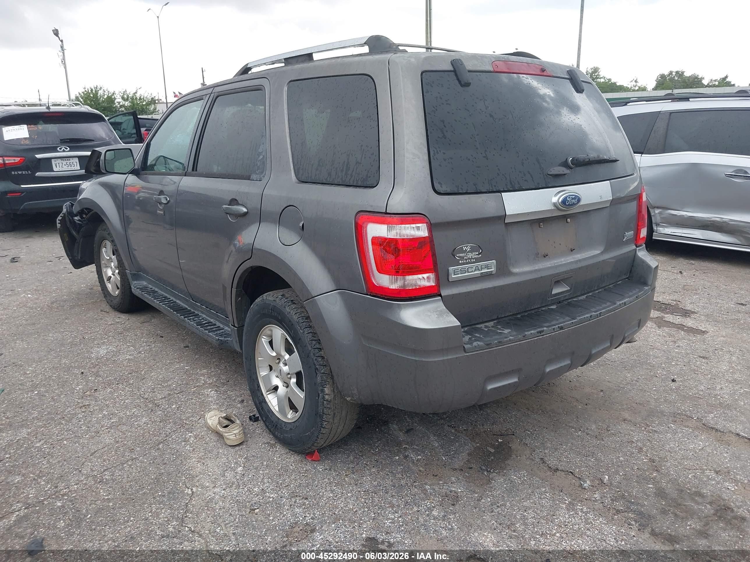 2012 Ford Escape Limited Gray vin: 1FMCU0EG1CKA10418