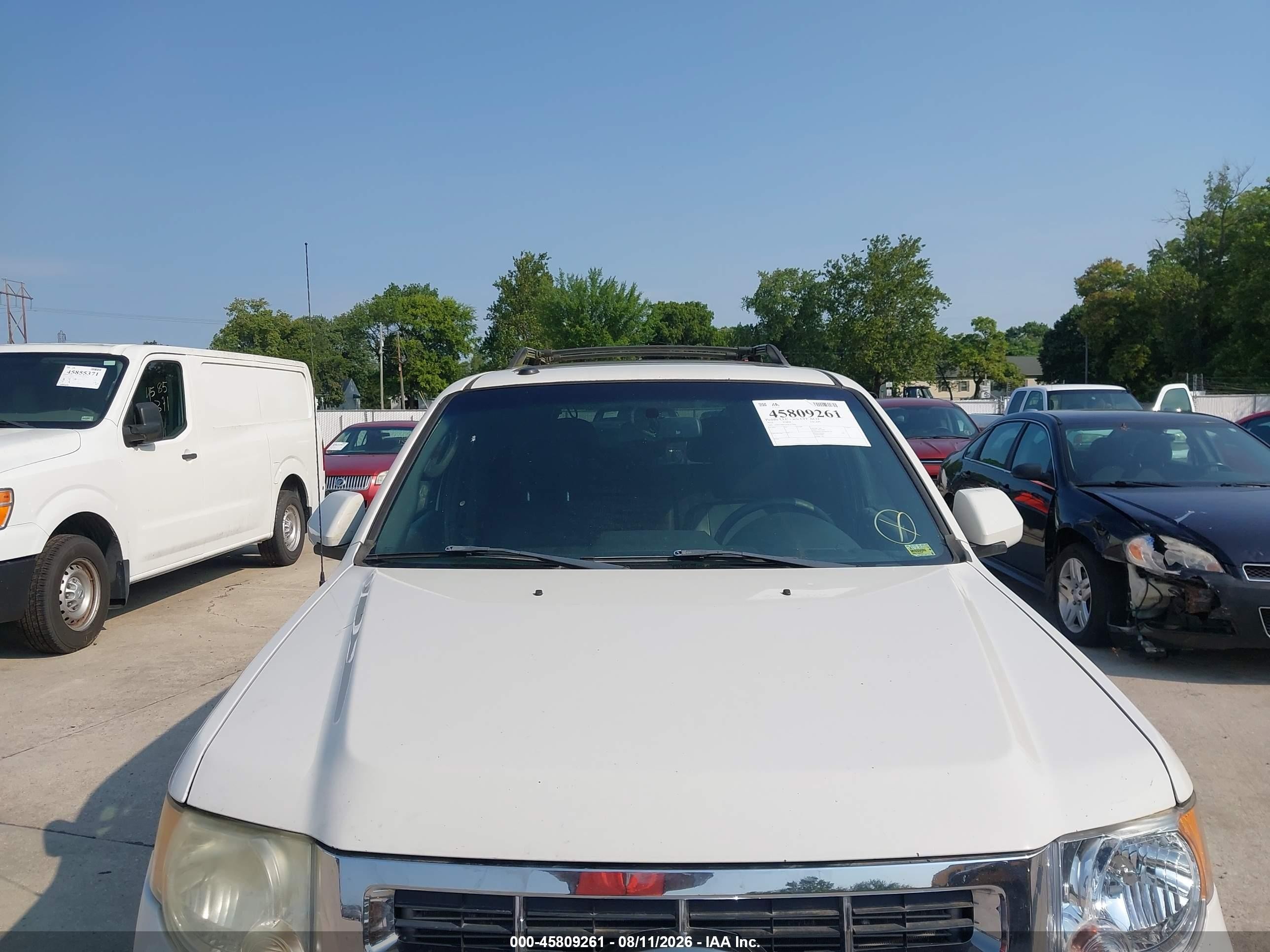 2012 Ford Escape Limited White vin: 1FMCU0EG1CKA17000