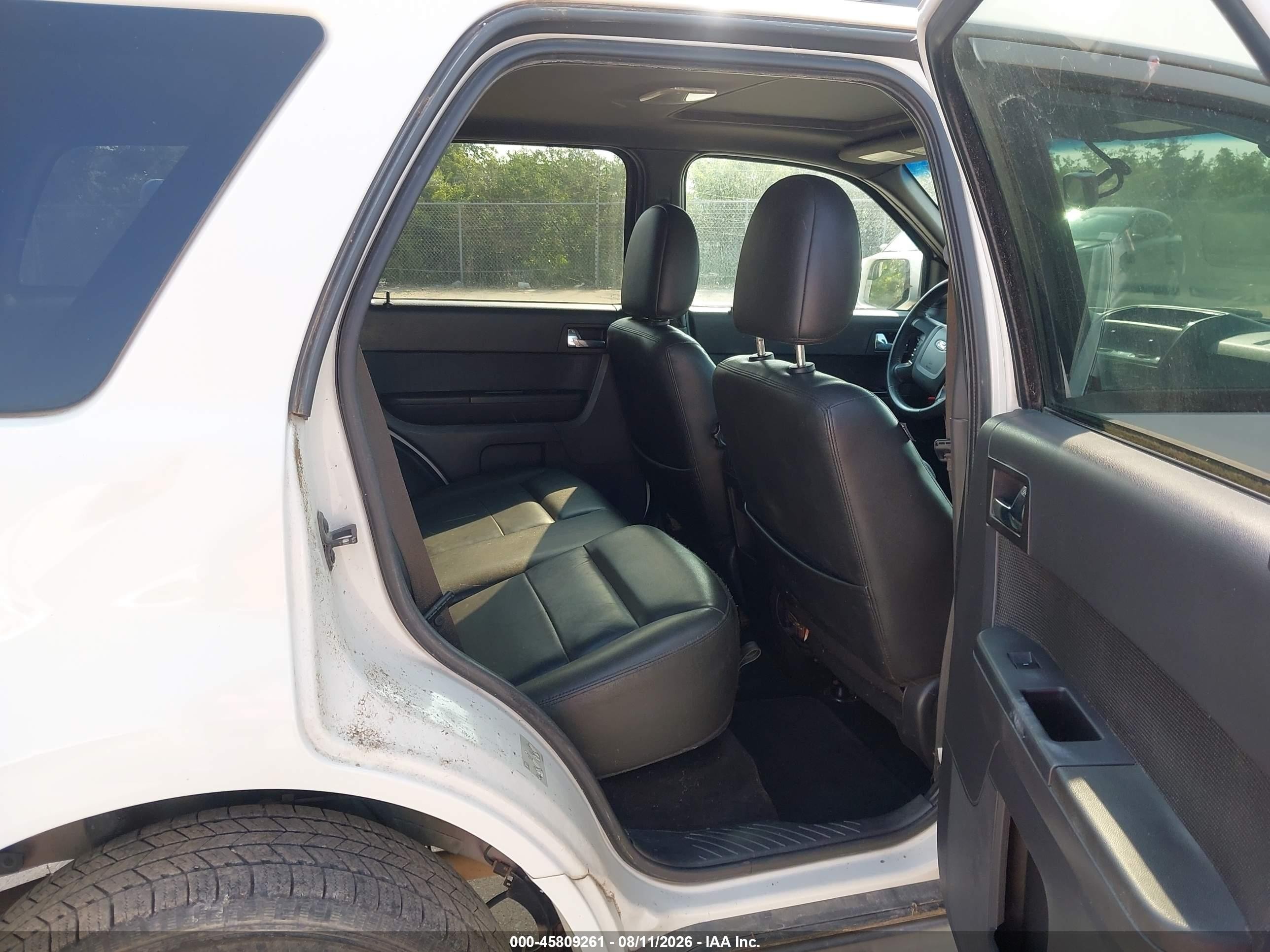 2012 Ford Escape Limited White vin: 1FMCU0EG1CKA17000