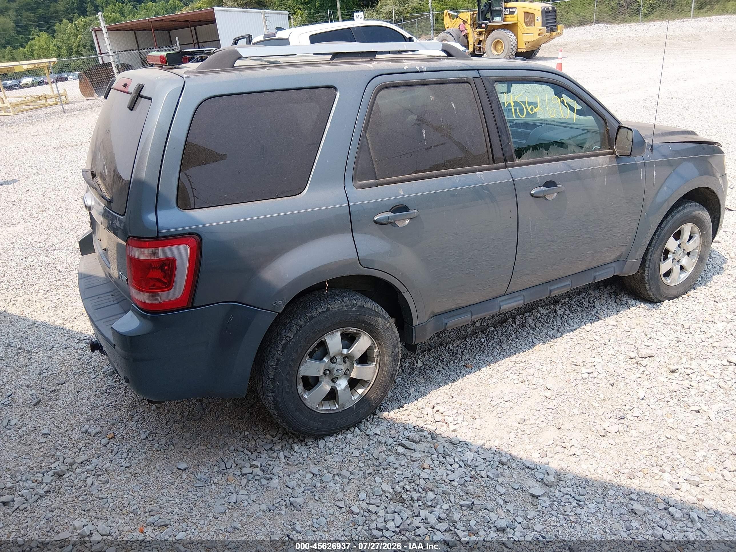 2012 Ford Escape Limited Серый vin: 1FMCU0EG1CKB01284