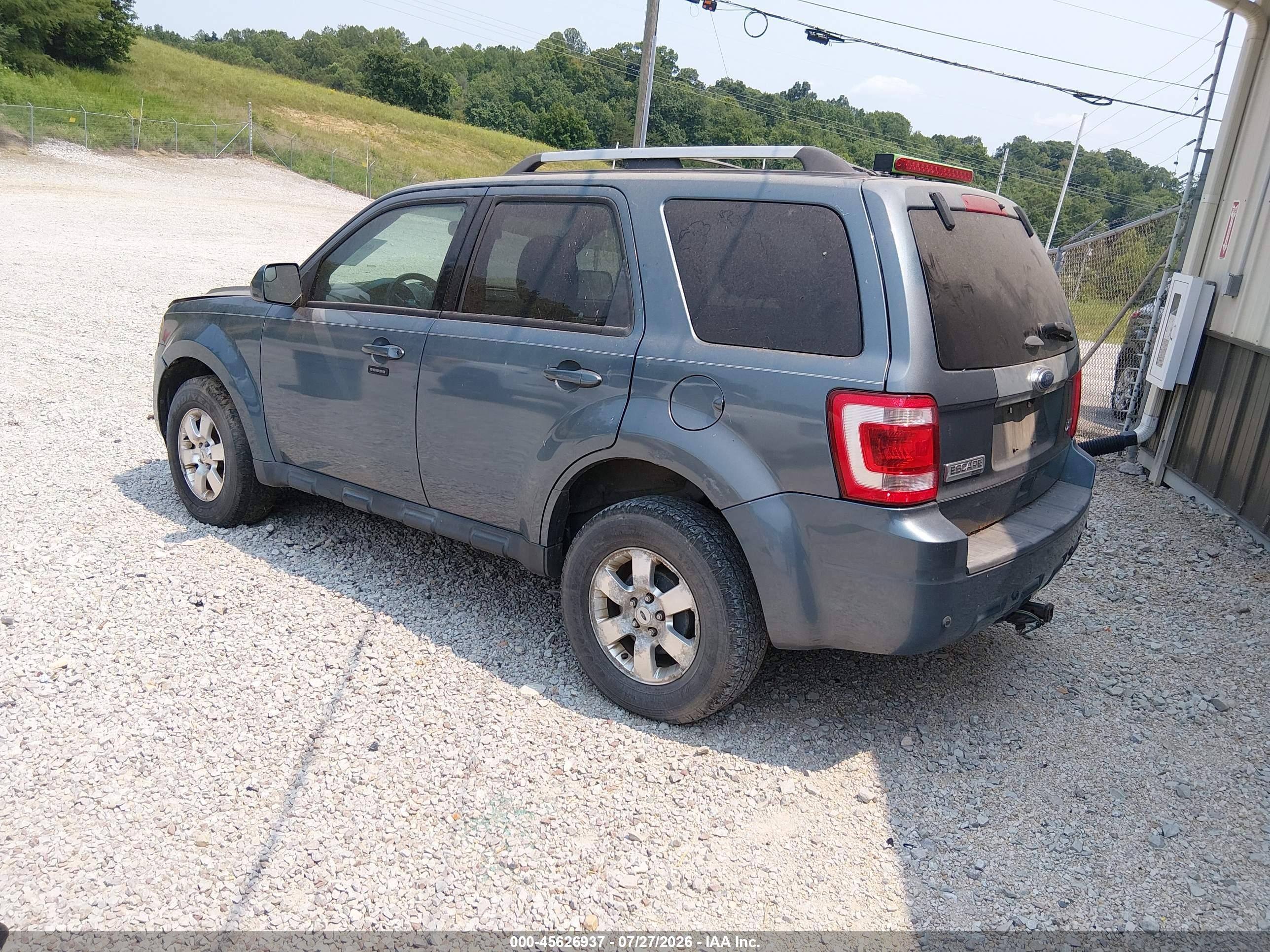 2012 Ford Escape Limited Серый vin: 1FMCU0EG1CKB01284