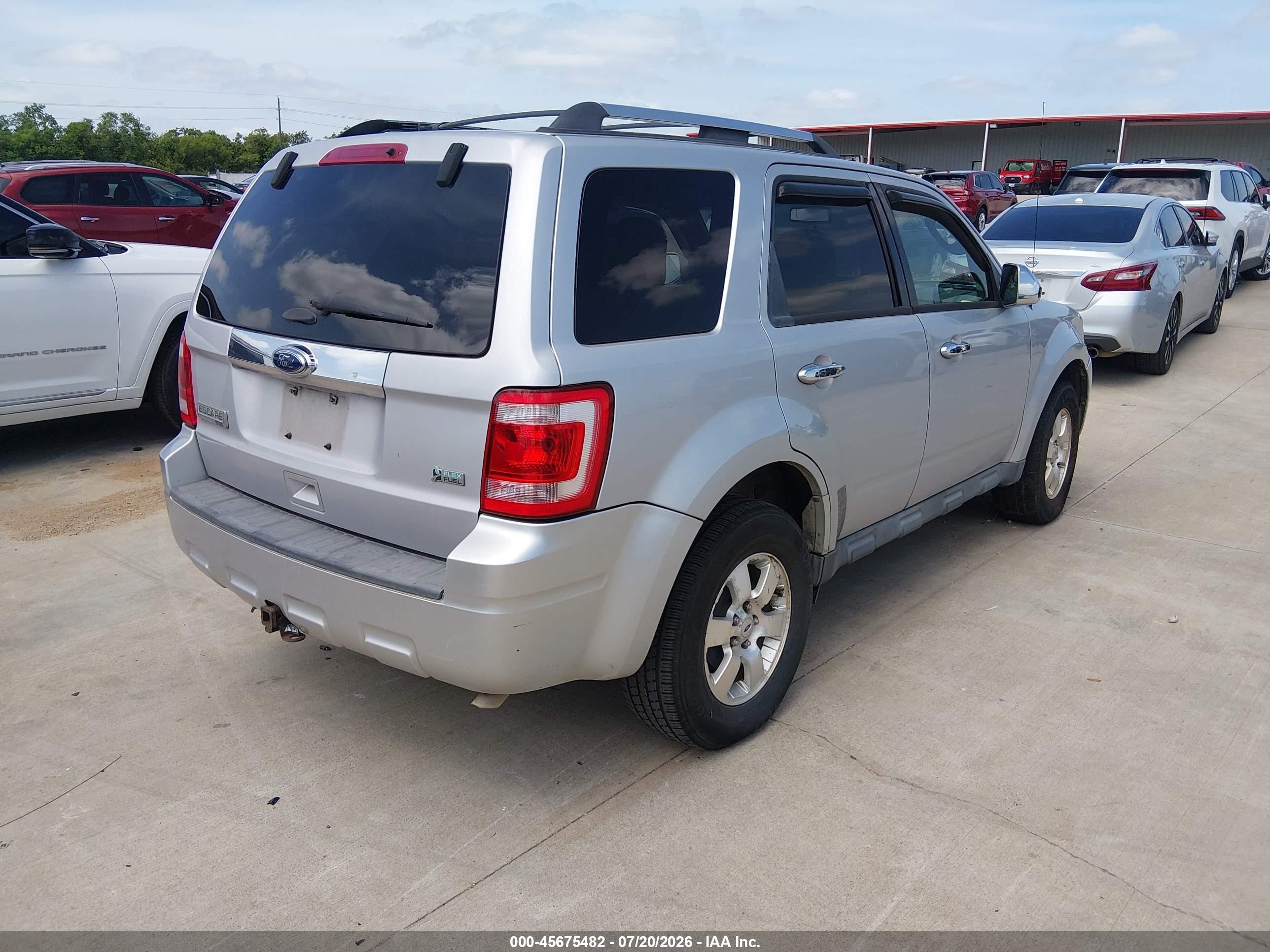 2012 Ford Escape Limited Silver vin: 1FMCU0EG1CKB53806