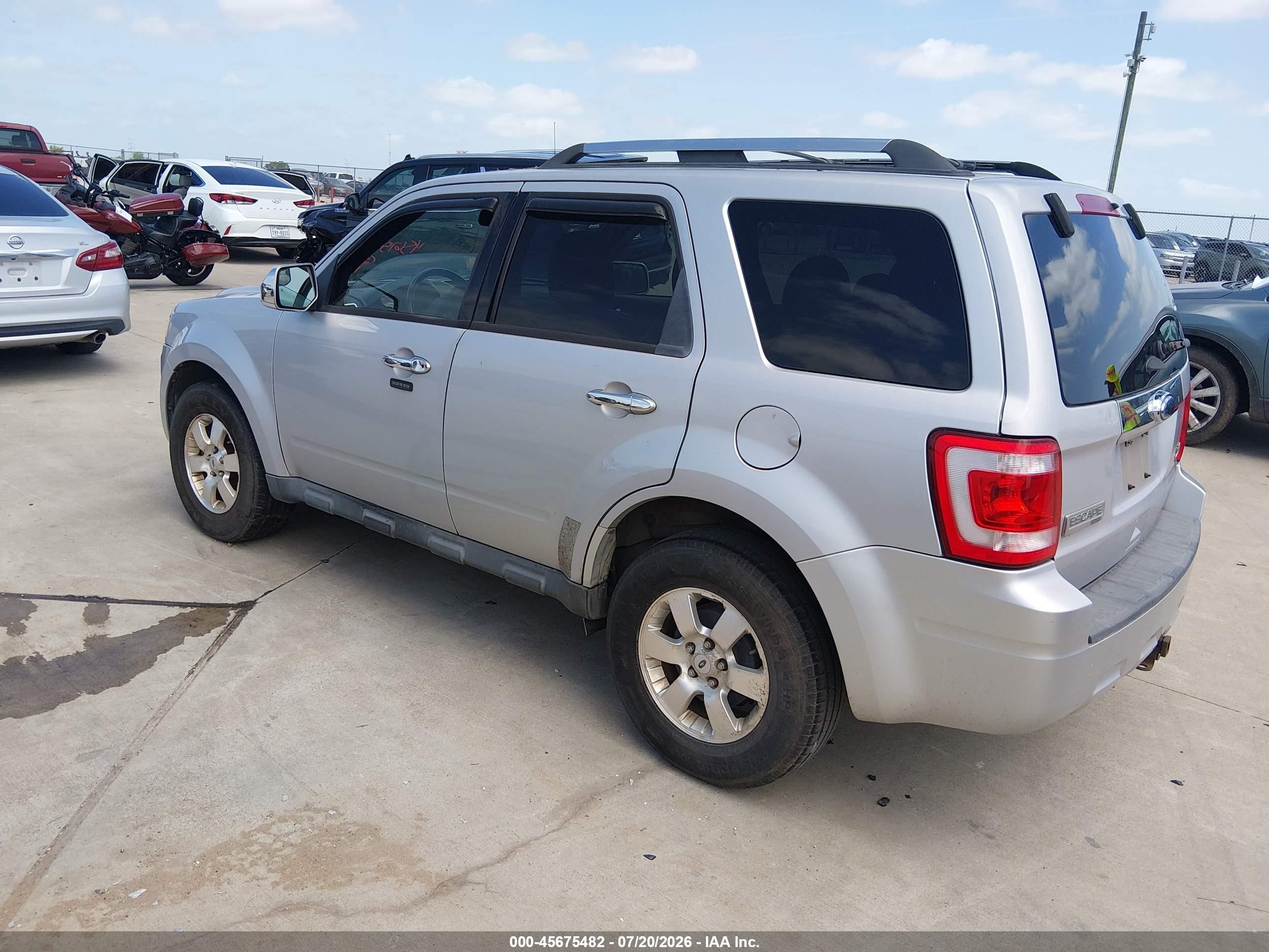 2012 Ford Escape Limited Silver vin: 1FMCU0EG1CKB53806