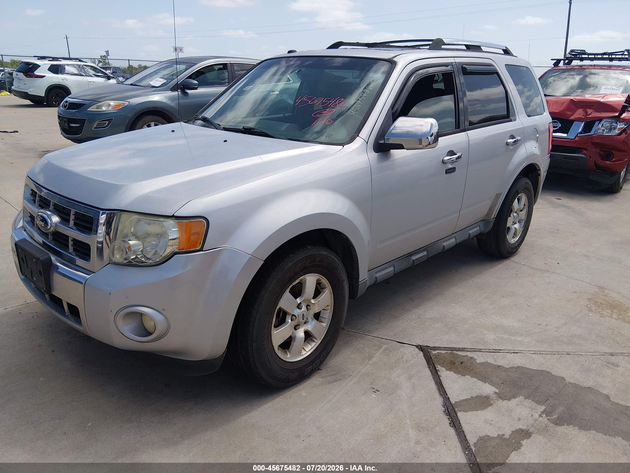 2012 Ford Escape Limited Silver vin: 1FMCU0EG1CKB53806