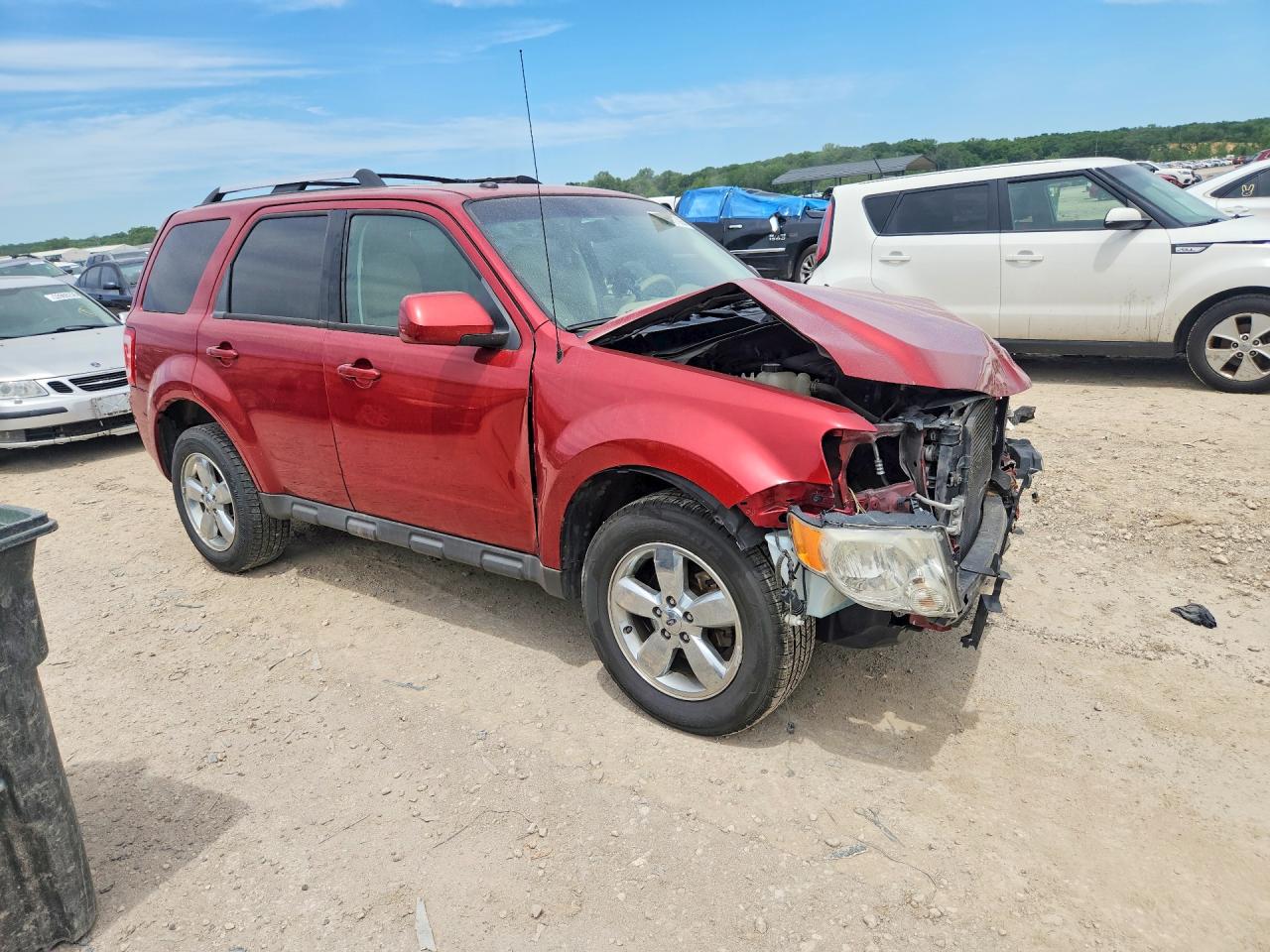 2012 Ford Escape Limited Red vin: 1FMCU0EG1CKB54289