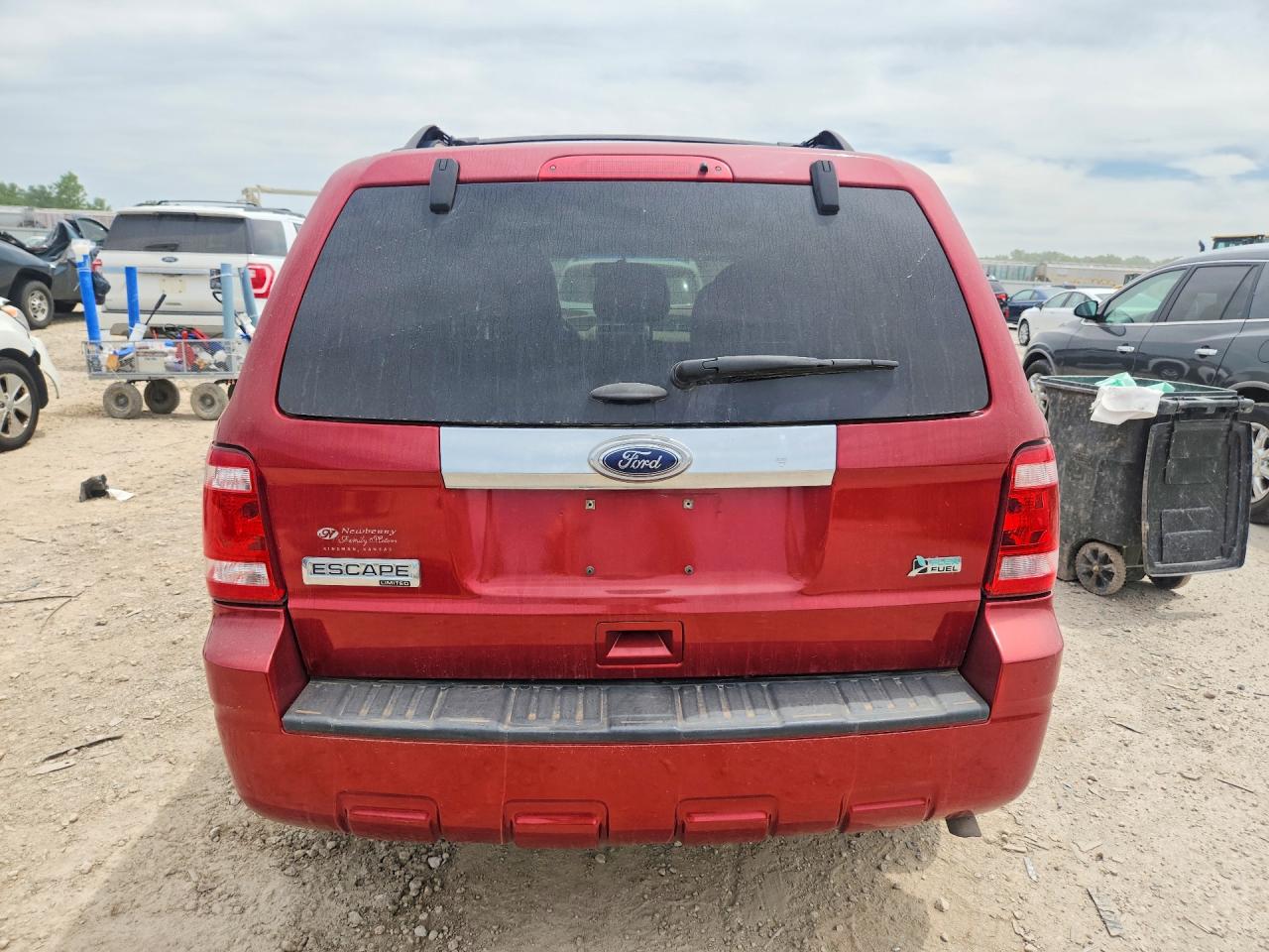 2012 Ford Escape Limited Red vin: 1FMCU0EG1CKB54289