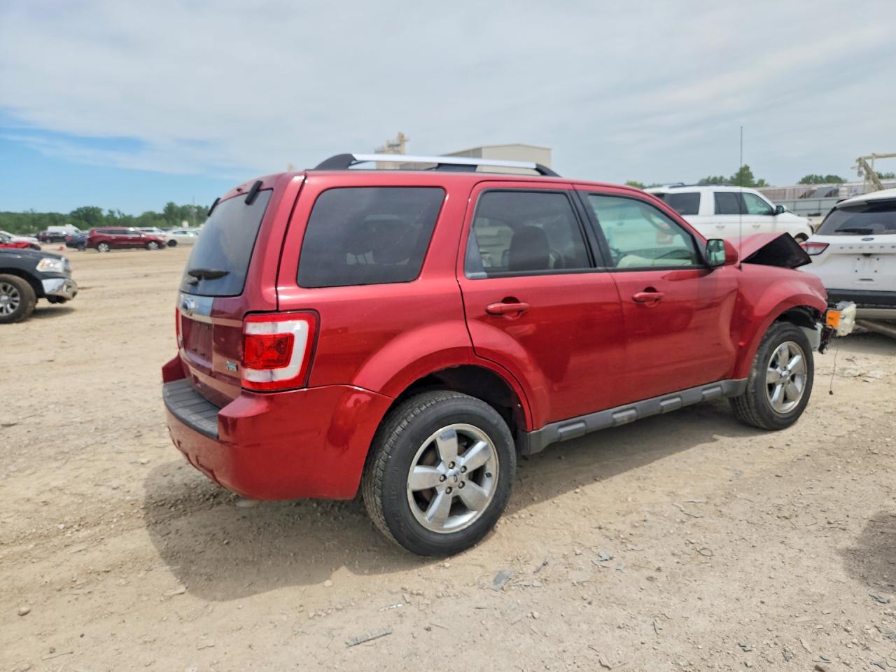 2012 Ford Escape Limited Red vin: 1FMCU0EG1CKB54289