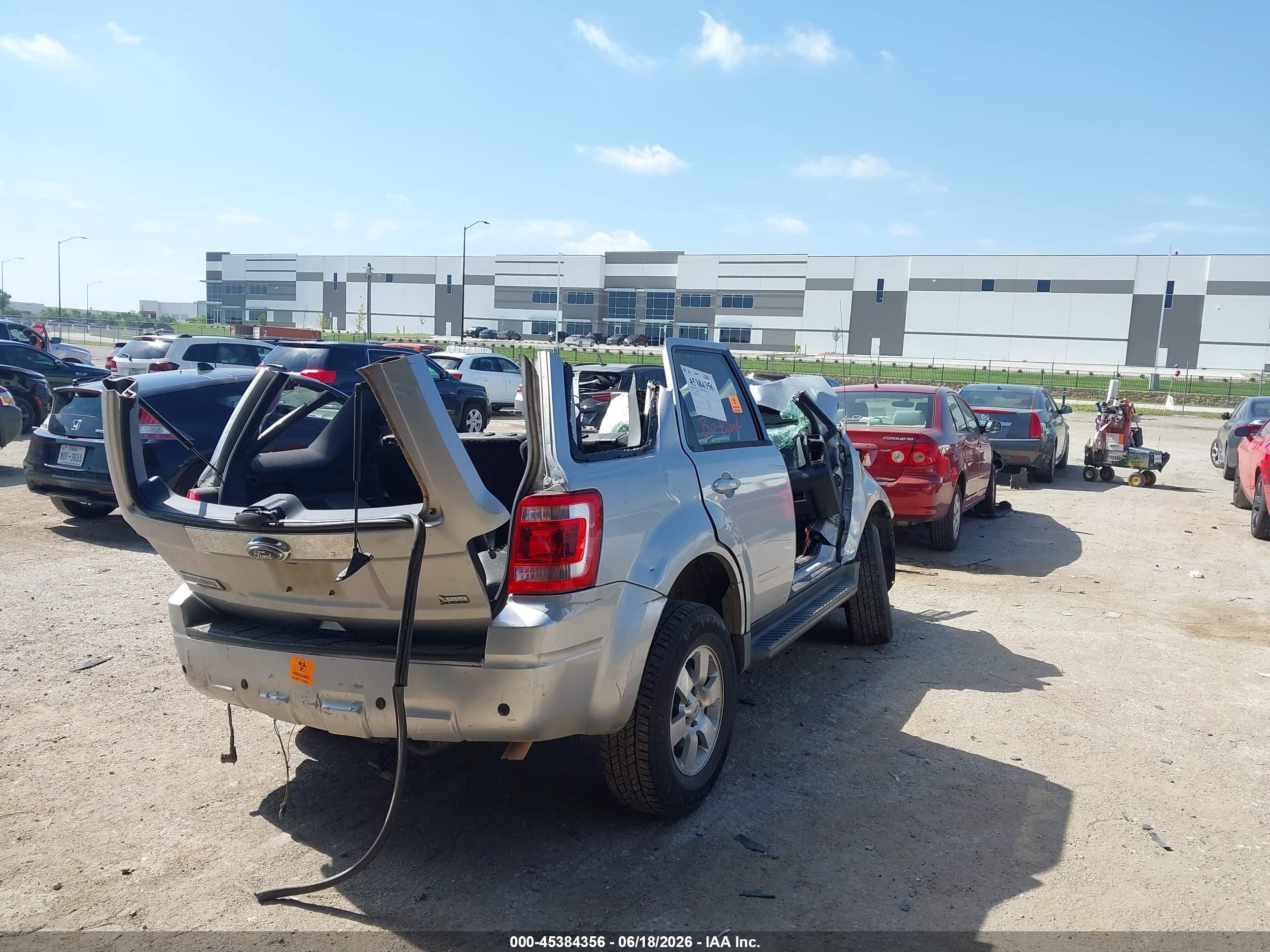 2012 Ford Escape Limited Silver vin: 1FMCU0EG1CKC13504